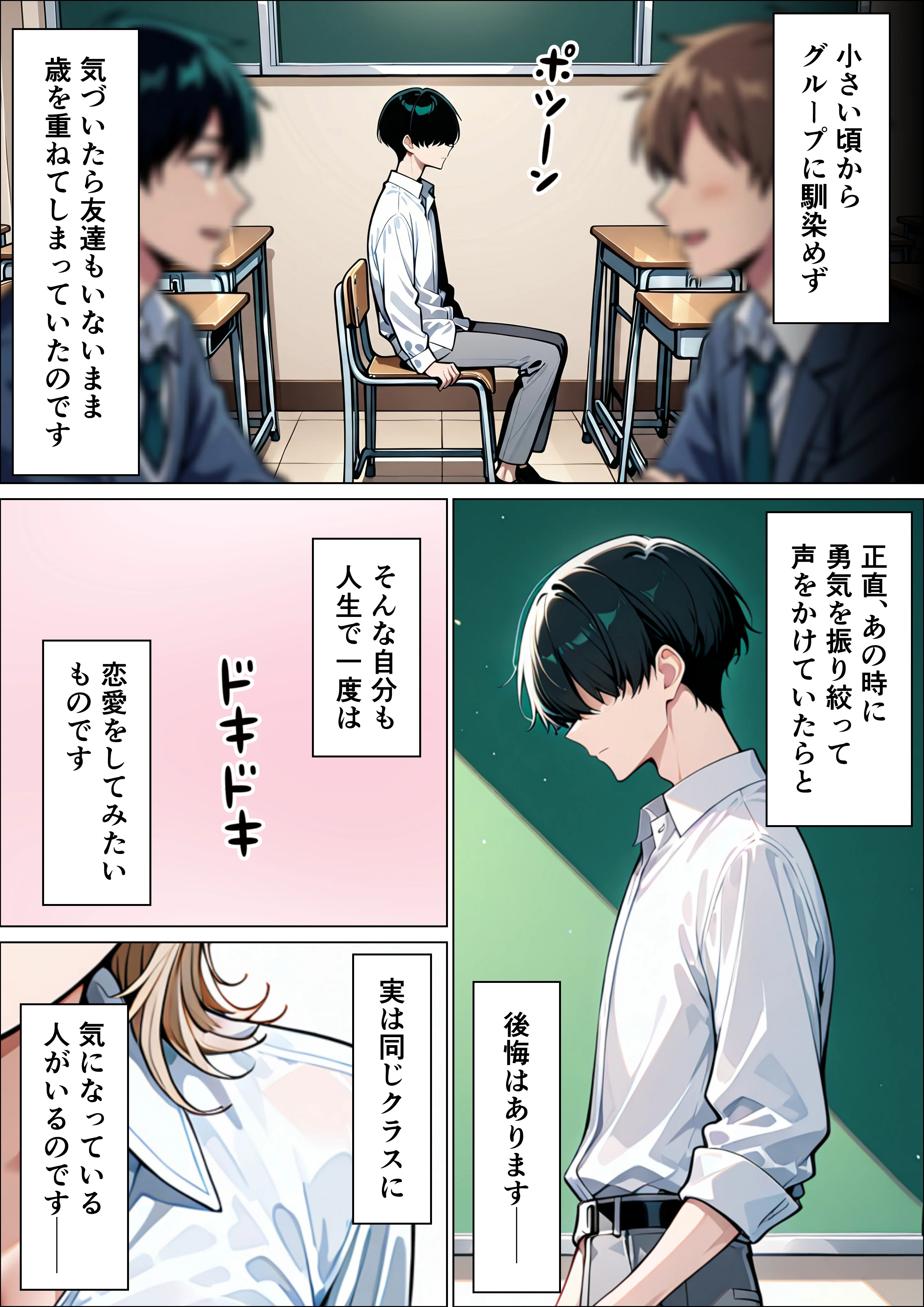 童貞陰キャの僕がクールギャルとマジックミラー車で生ハメセックスした話 羞恥・制服・学園もの サンプル5ページ目（たむりん）
