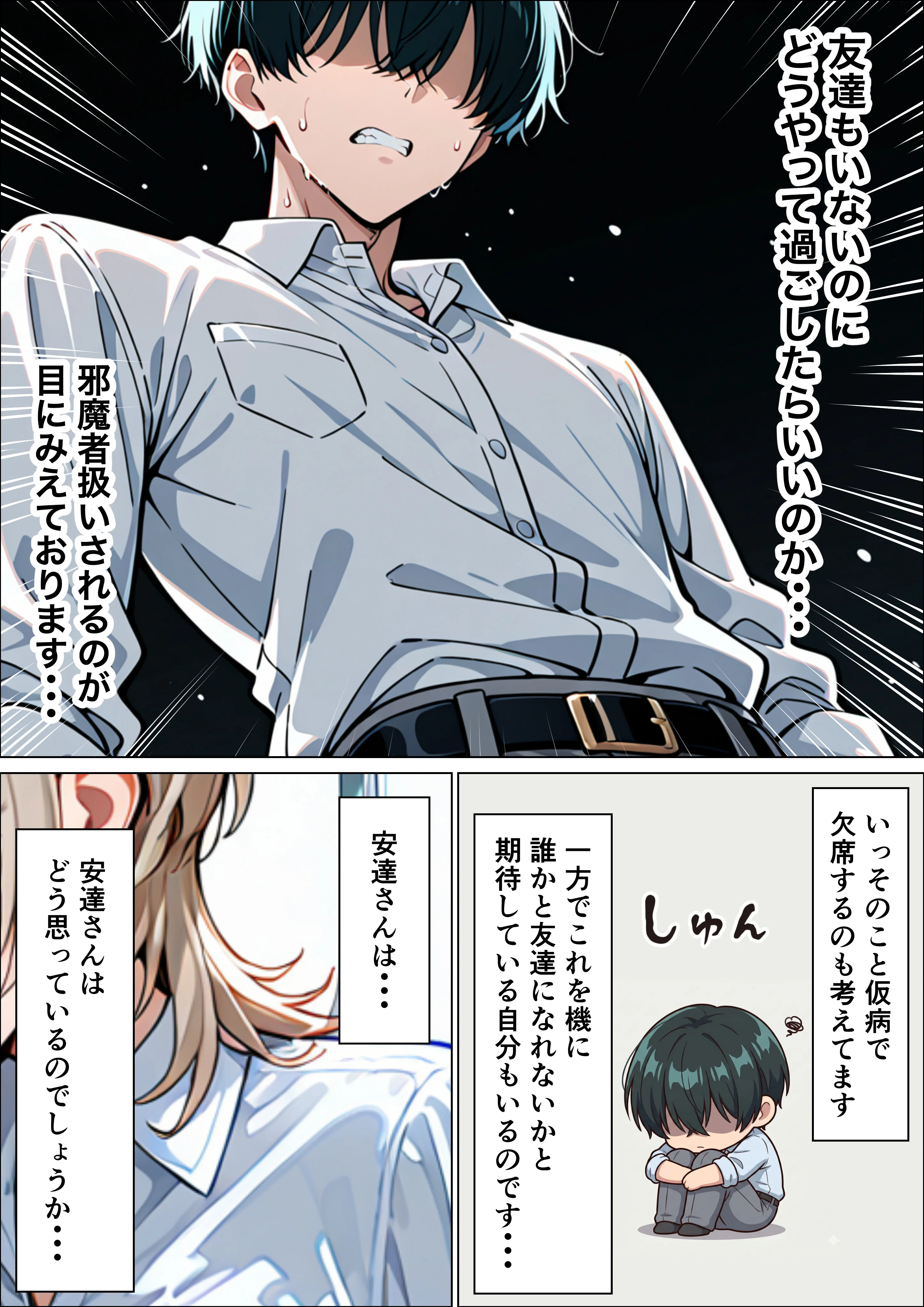 童貞陰キャの僕がクールギャルとマジックミラー車で生ハメセックスした話 羞恥・制服・学園もの サンプル10ページ目（たむりん）