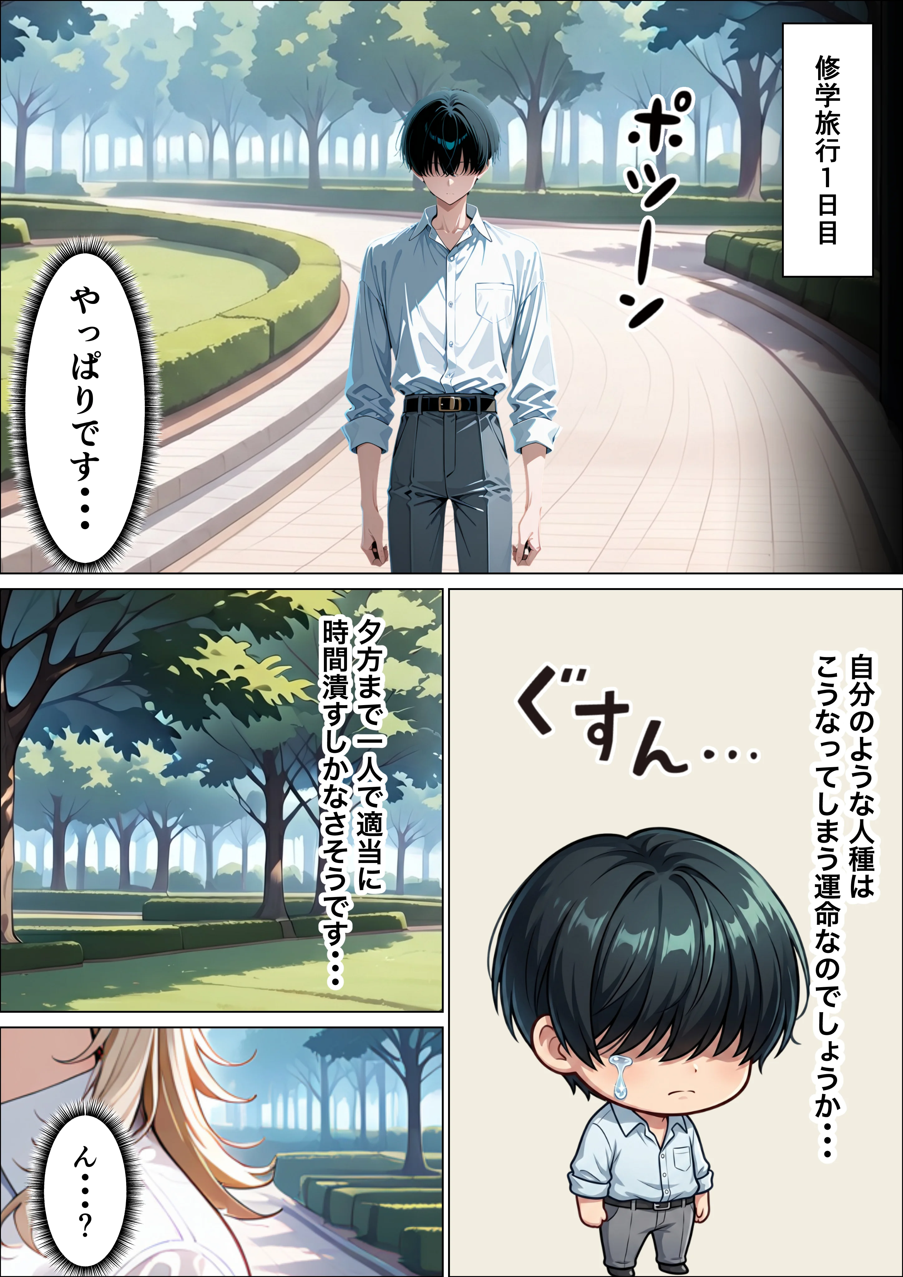 童貞陰キャの僕がクールギャルとマジックミラー車で生ハメセックスした話 羞恥・制服・学園もの サンプル13ページ目（たむりん）