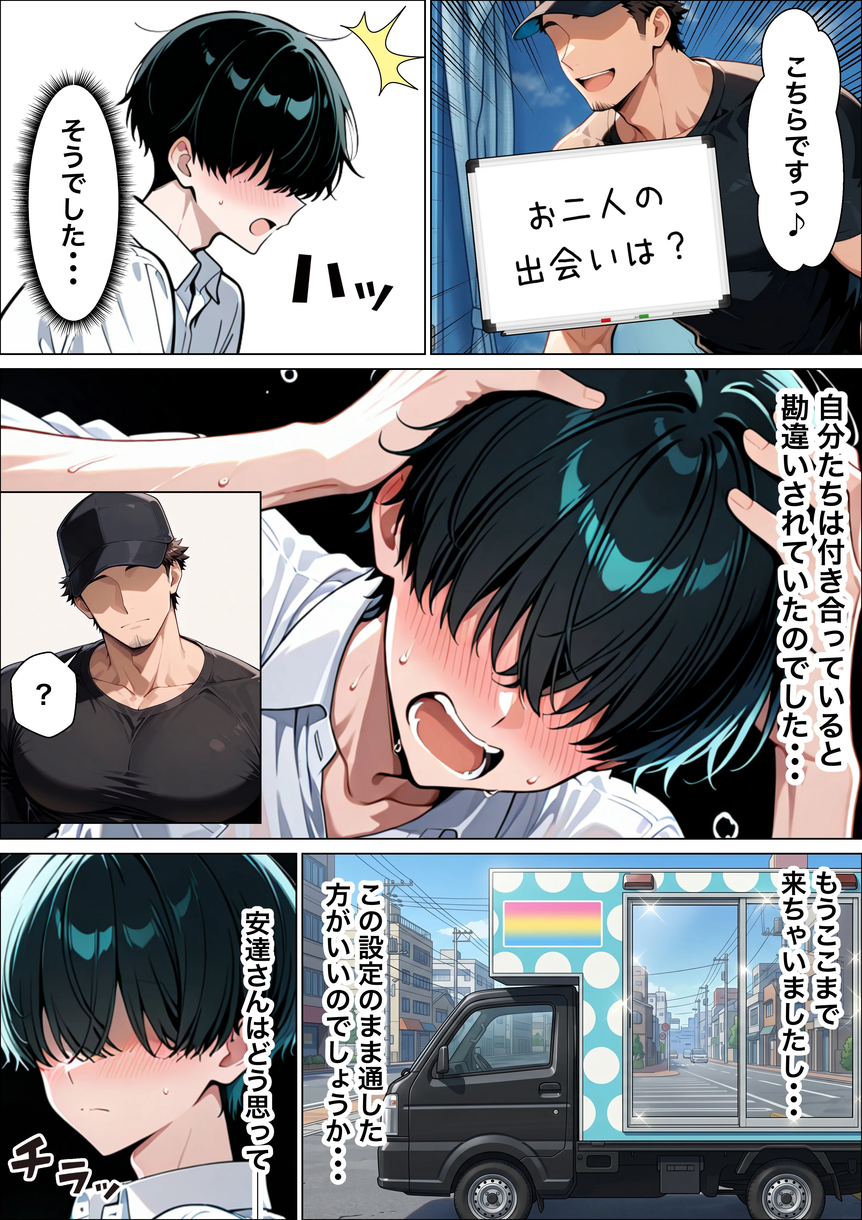 童貞陰キャの僕がクールギャルとマジックミラー車で生ハメセックスした話 羞恥・制服・学園もの サンプル27ページ目（たむりん）