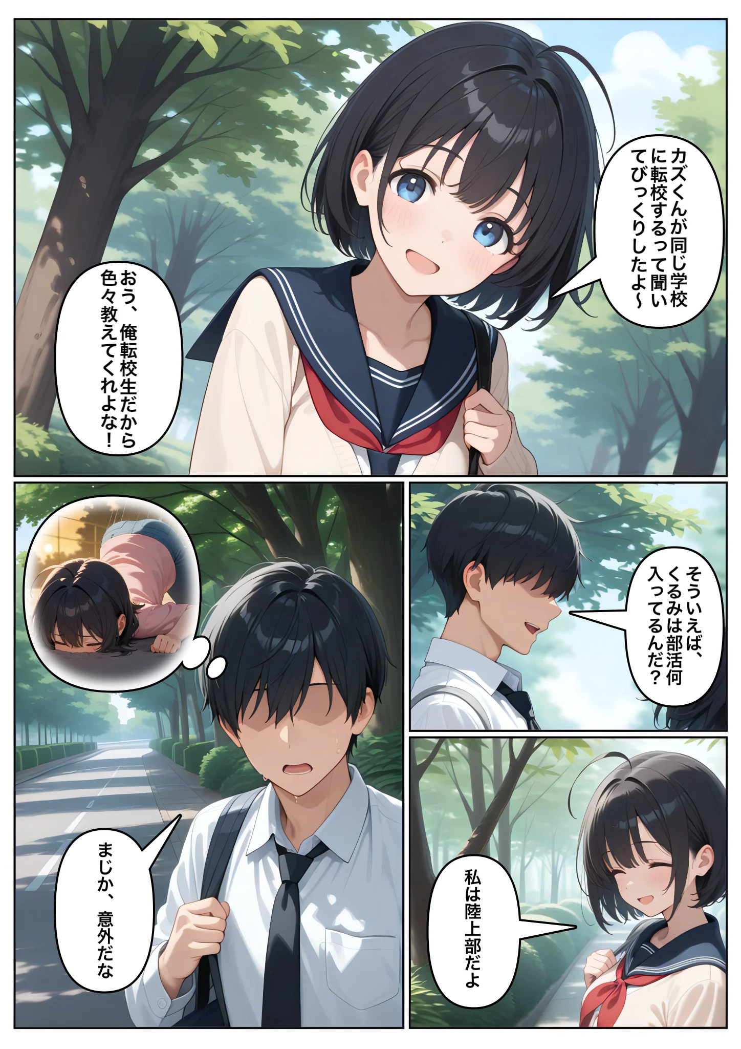 俺の幼馴染が男子共のHな頼みを断らないから彼女にしたけど寝取られた 制服・学園もの・巨乳 サンプル5ページ目（コノコモアノコモ）