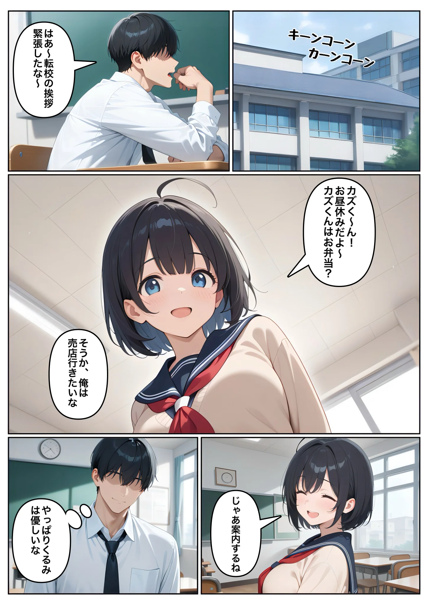 俺の幼馴染が男子共のHな頼みを断らないから彼女にしたけど寝取られた 制服・学園もの・巨乳 サンプル8ページ目（コノコモアノコモ）