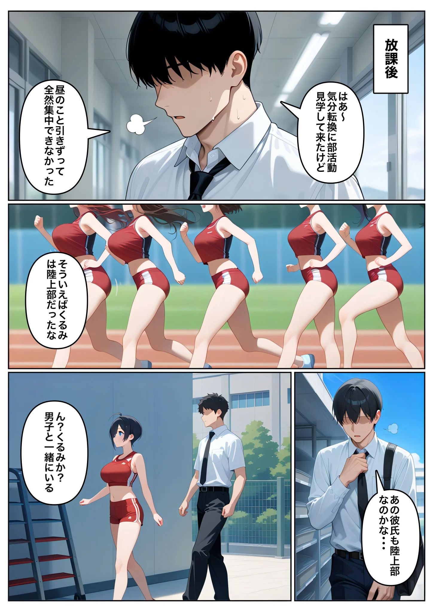 俺の幼馴染が男子共のHな頼みを断らないから彼女にしたけど寝取られた 制服・学園もの・巨乳 サンプル17ページ目（コノコモアノコモ）