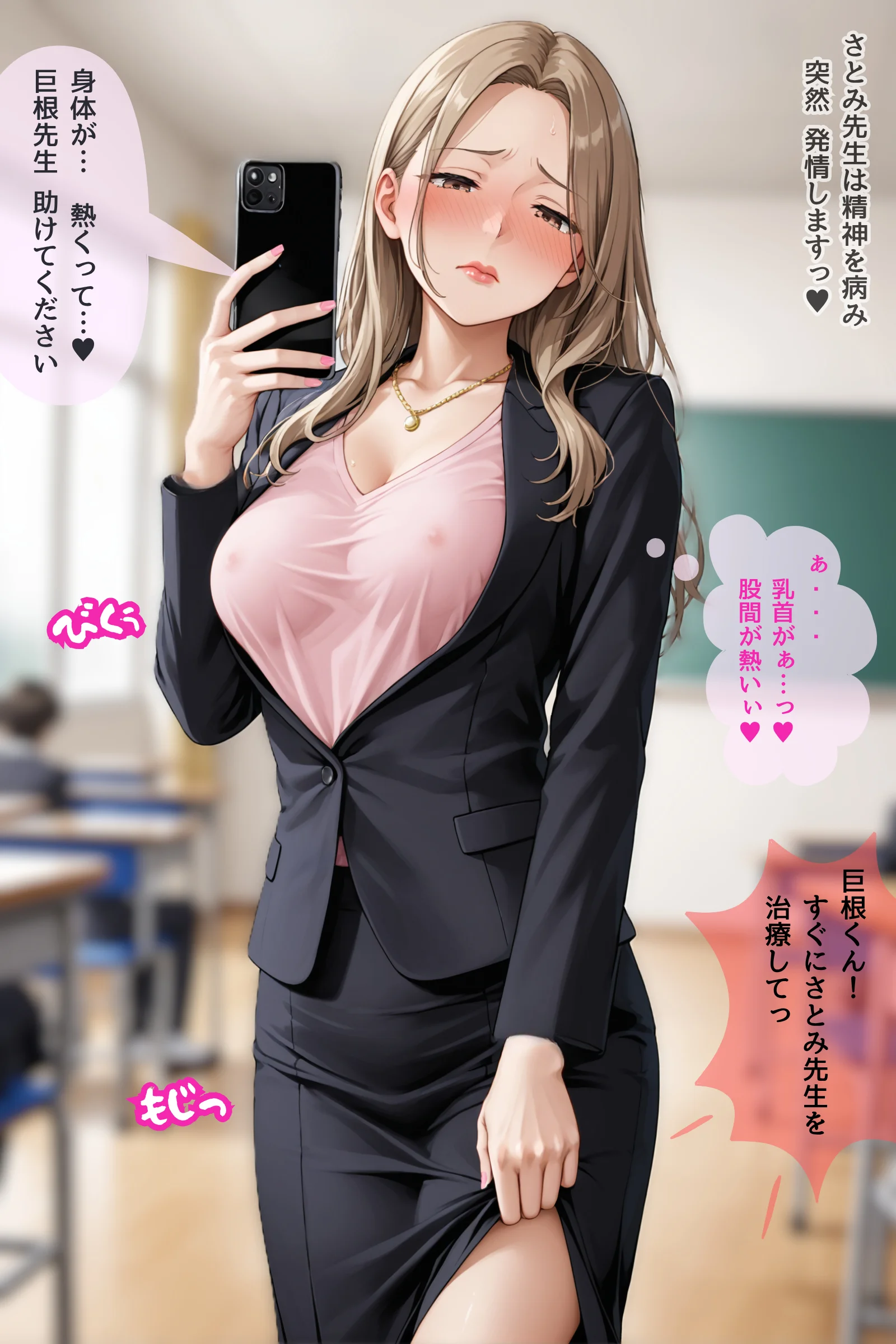 名門女子校の悩める女子校生マル秘治療大作戦（教師編）  さとみ先生の場合 辱め・学園もの・女教師 サンプル2ページ目（AIiiii〜）