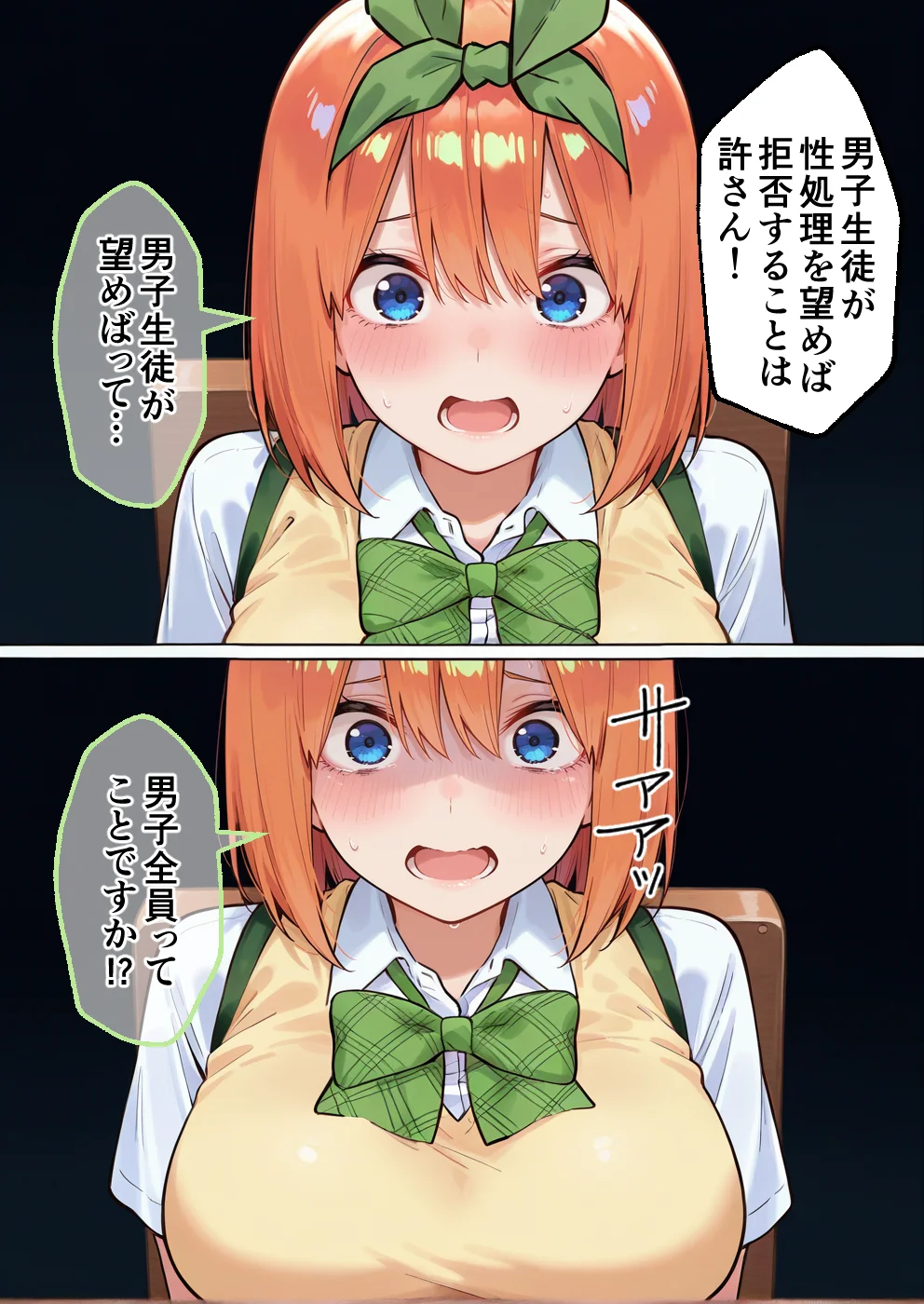 S○Xしないと即退学？  今日から全員強●性処理部（はーと）中出しでご奉仕ポイント大量GET快楽堕ち凌●学園 学園もの・乱交・拷問 サンプル8ページ目（えちち工房）