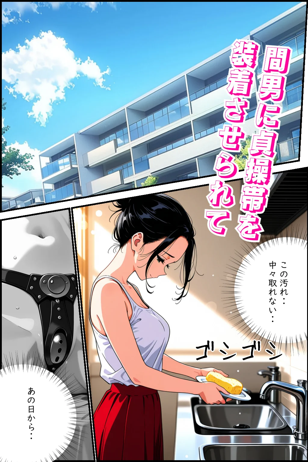 ねとられ同窓会（後編）〜現役A●男優の標的は熟れた人妻の肉体〜 異物挿入・人妻・主婦・巨乳 サンプル1ページ目（ピンク堂書店）