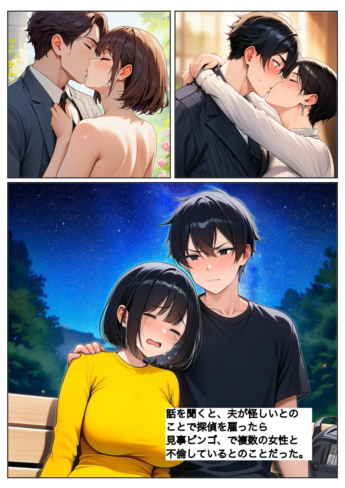 奇跡は2度起こる〜人妻と星降る夜に〜 熟女・人妻・主婦・巨乳 サンプル9ページ目（れっさーぱんだ。）