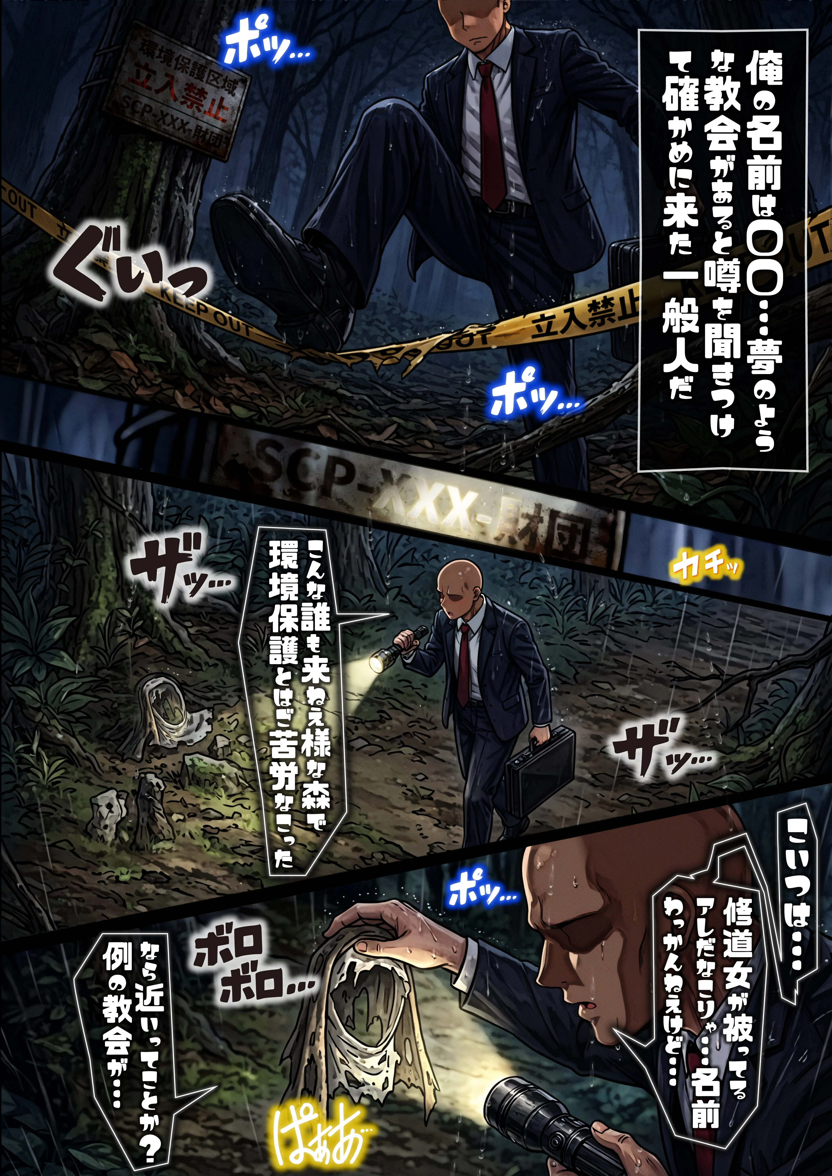 ほろえっちらいぶ し◯れうい 性なる教会の誘惑 SCP-XXX-08-JP シスター・巨乳・断面図あり サンプル2ページ目（みなみあき）