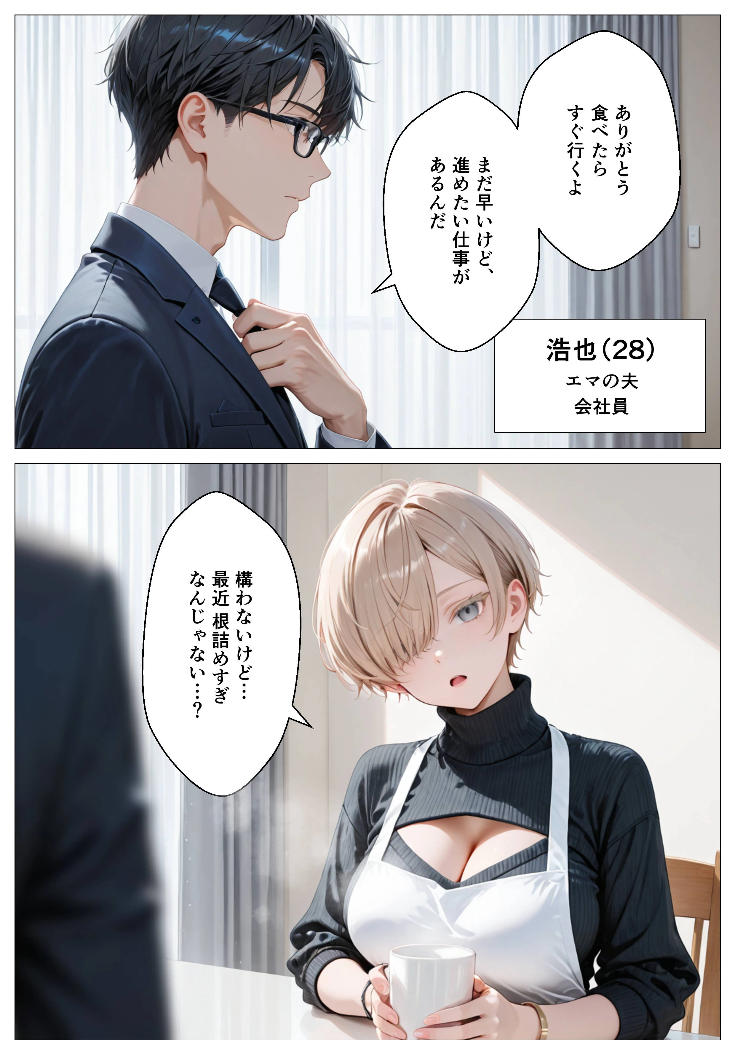 キモ義兄と強●同居〜初めてのデカチンで汗だく本気セックス、乳首ビンビン放尿アクメに堕ちた新妻〜 辱め・クンニ・人妻・主婦 サンプル3ページ目（オナット製造）