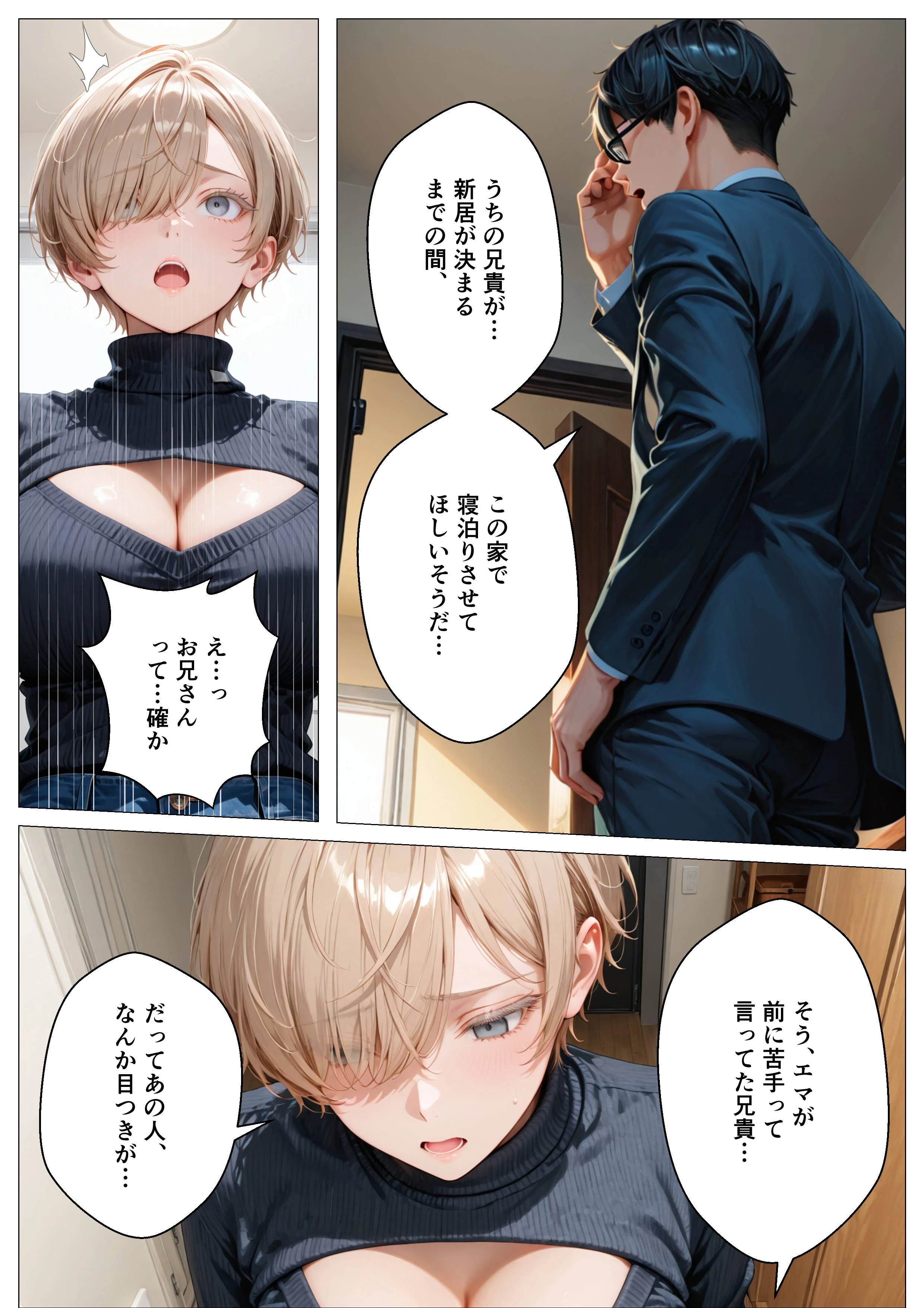 キモ義兄と強●同居〜初めてのデカチンで汗だく本気セックス、乳首ビンビン放尿アクメに堕ちた新妻〜 辱め・クンニ・人妻・主婦 サンプル8ページ目（オナット製造）