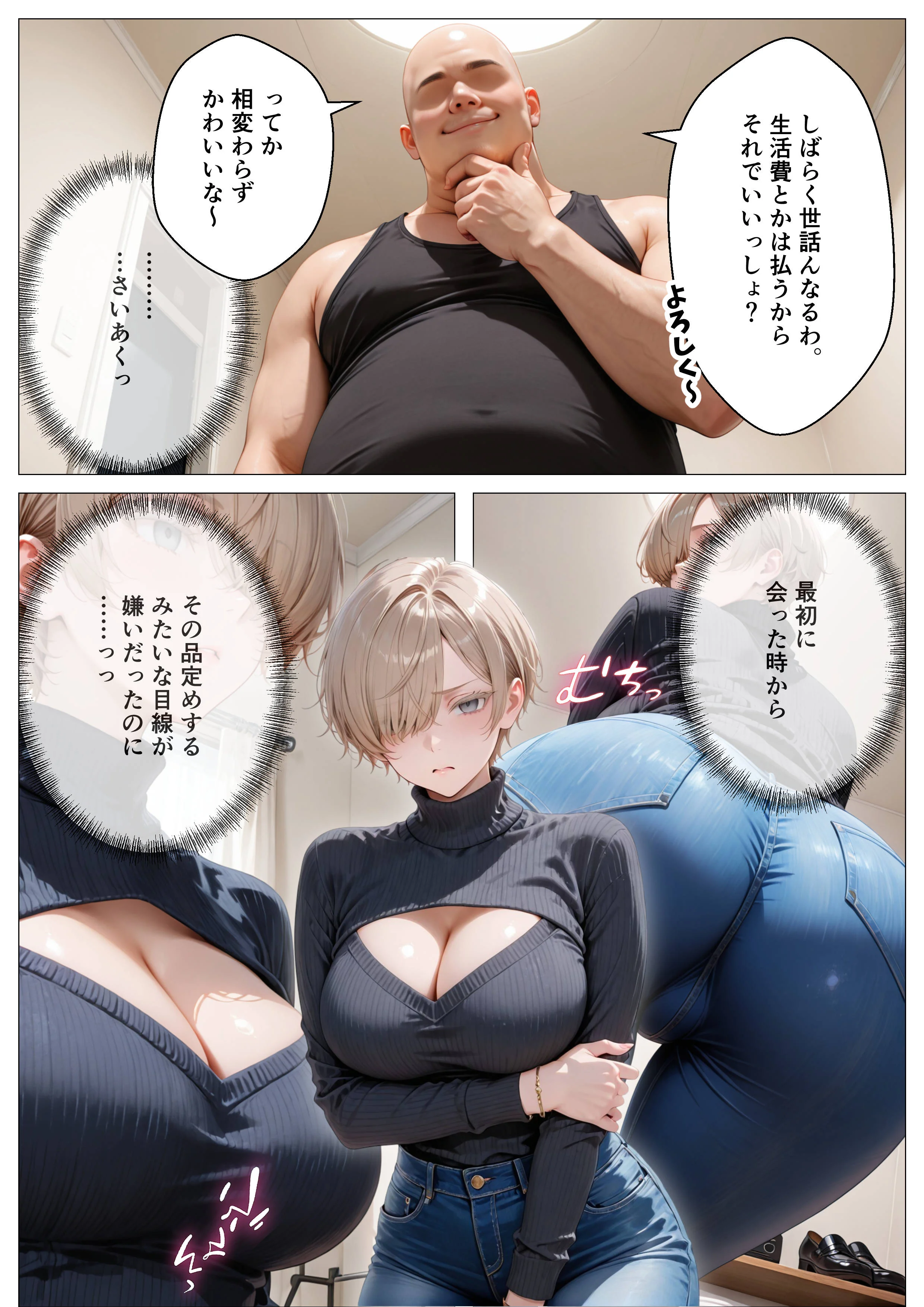 キモ義兄と強●同居〜初めてのデカチンで汗だく本気セックス、乳首ビンビン放尿アクメに堕ちた新妻〜 辱め・クンニ・人妻・主婦 サンプル10ページ目（オナット製造）