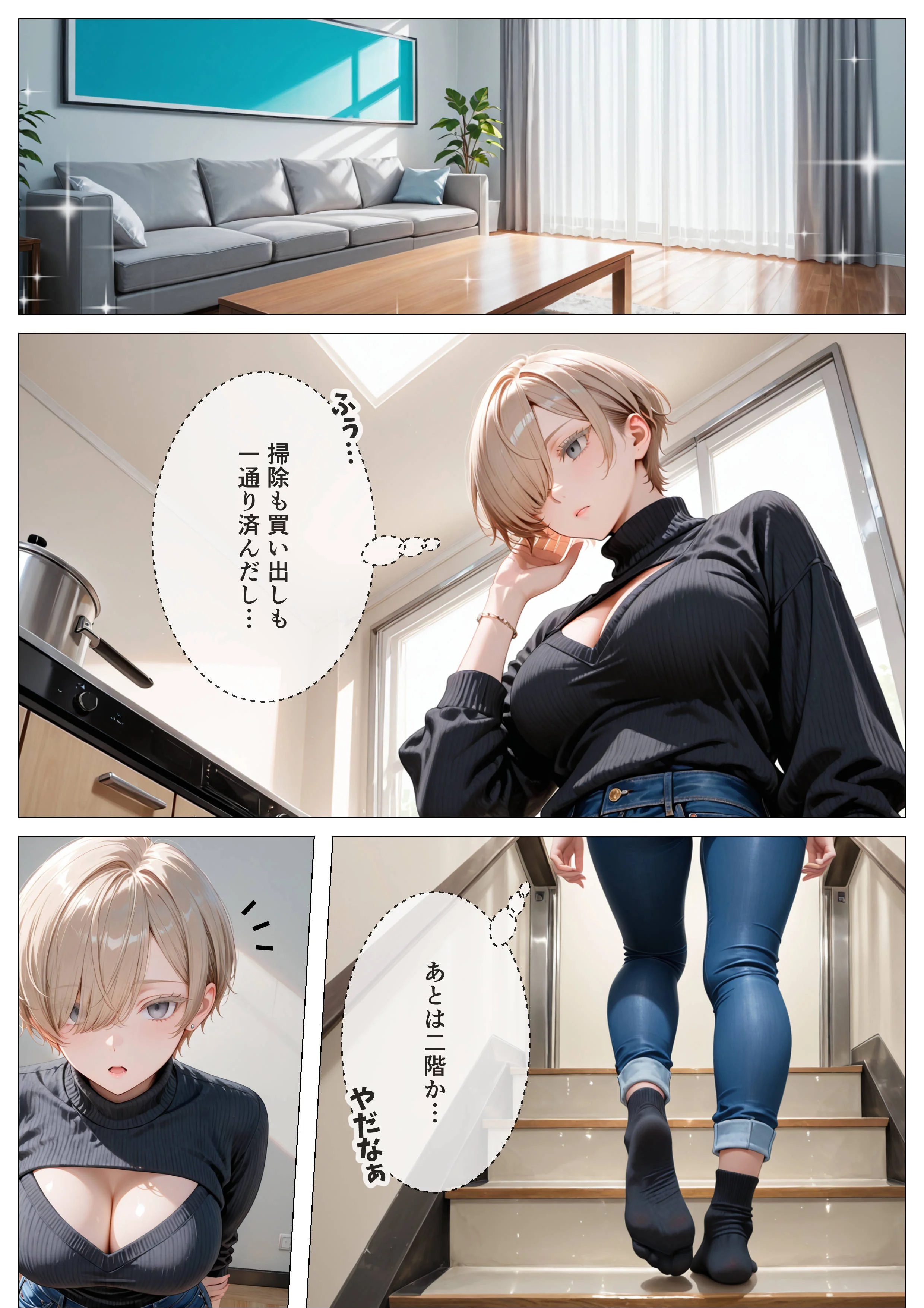 キモ義兄と強●同居〜初めてのデカチンで汗だく本気セックス、乳首ビンビン放尿アクメに堕ちた新妻〜 辱め・クンニ・人妻・主婦 サンプル14ページ目（オナット製造）