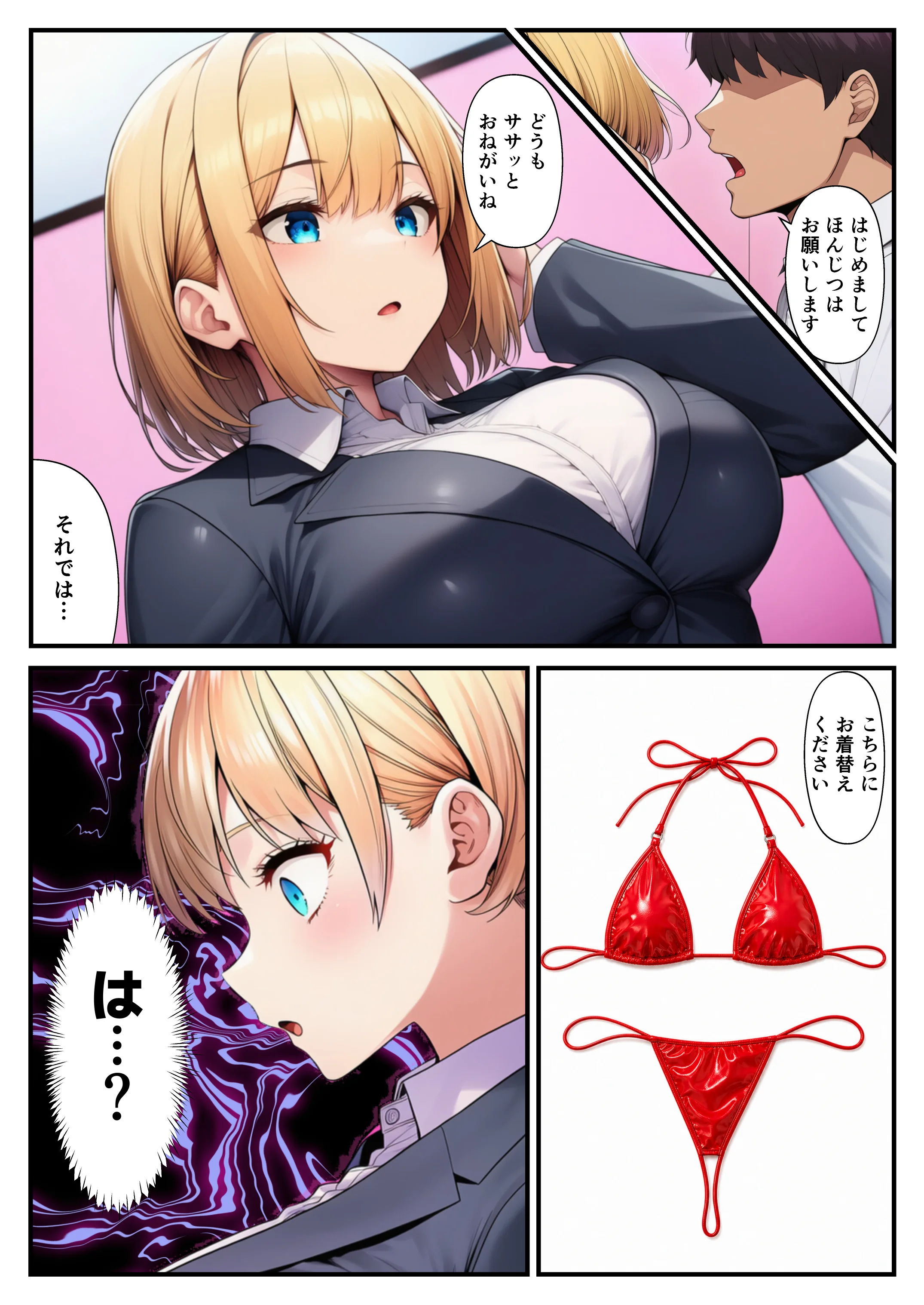 【マッサージ師の復讐】〜元いじめっ子の熟れた体を娘の前で調教マッサージ〜 辱め・水着・退廃・背徳・インモラル サンプル24ページ目（ヌキどころ）