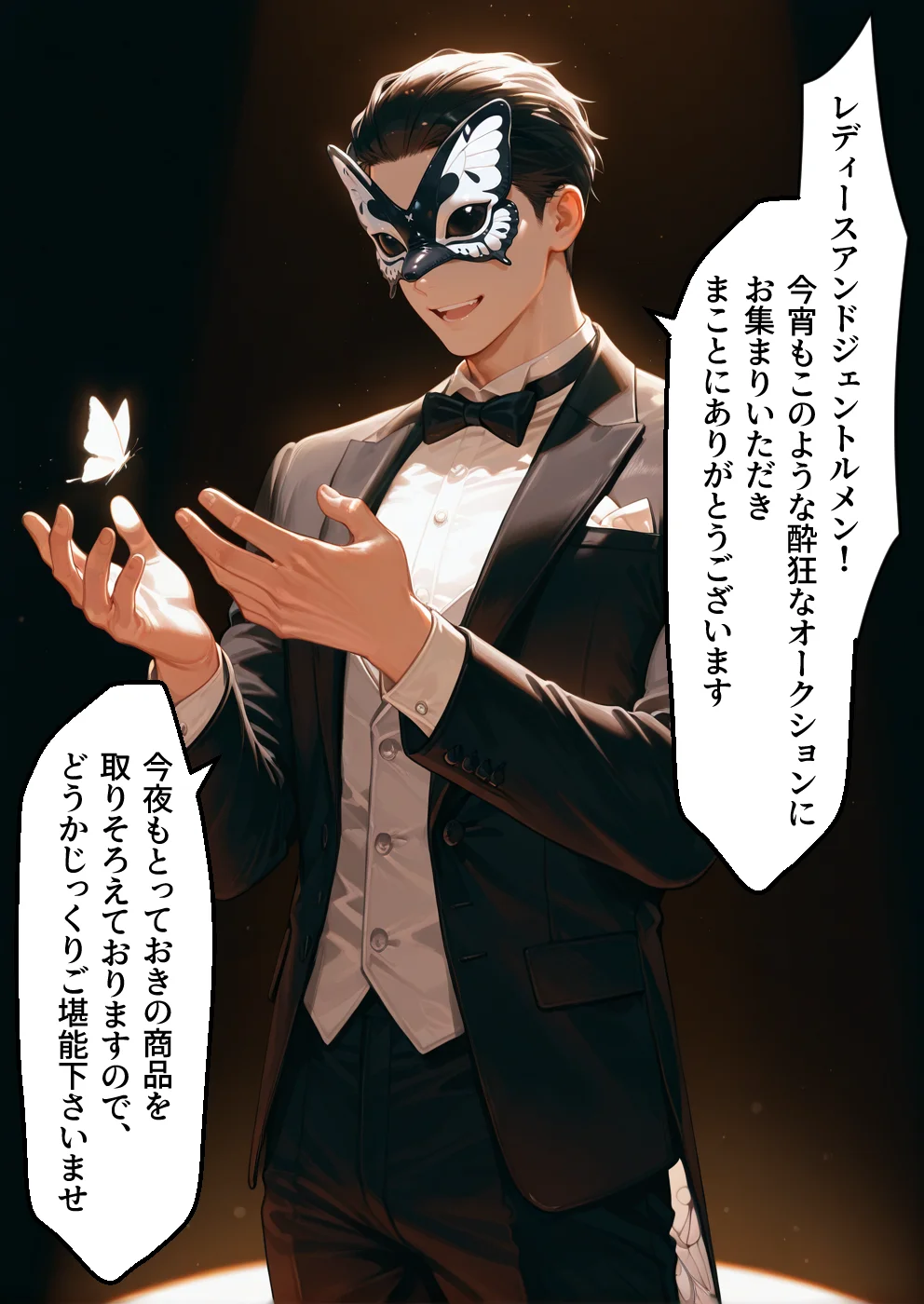 フェ◯トま◯こをブチ犯せ！！性奴◯孕ませオークション 寝取り・寝取られ・NTR・中出し・パイズリ サンプル1ページ目（合意不成立ログ）