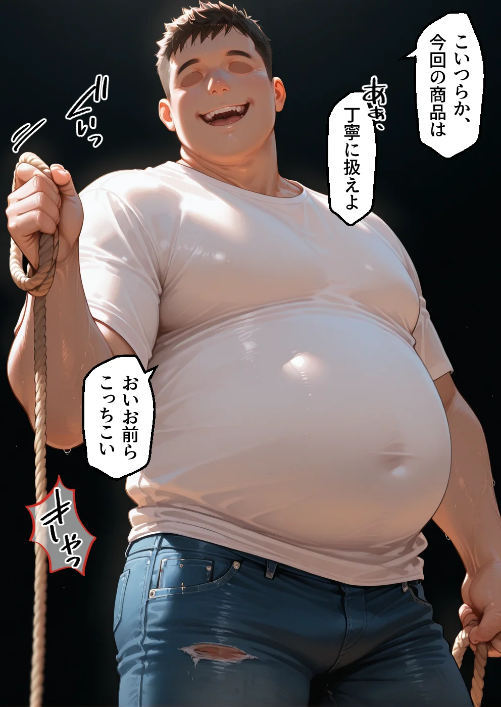 フェ◯トま◯こをブチ犯せ！！性奴◯孕ませオークション 寝取り・寝取られ・NTR・中出し・パイズリ サンプル7ページ目（合意不成立ログ）