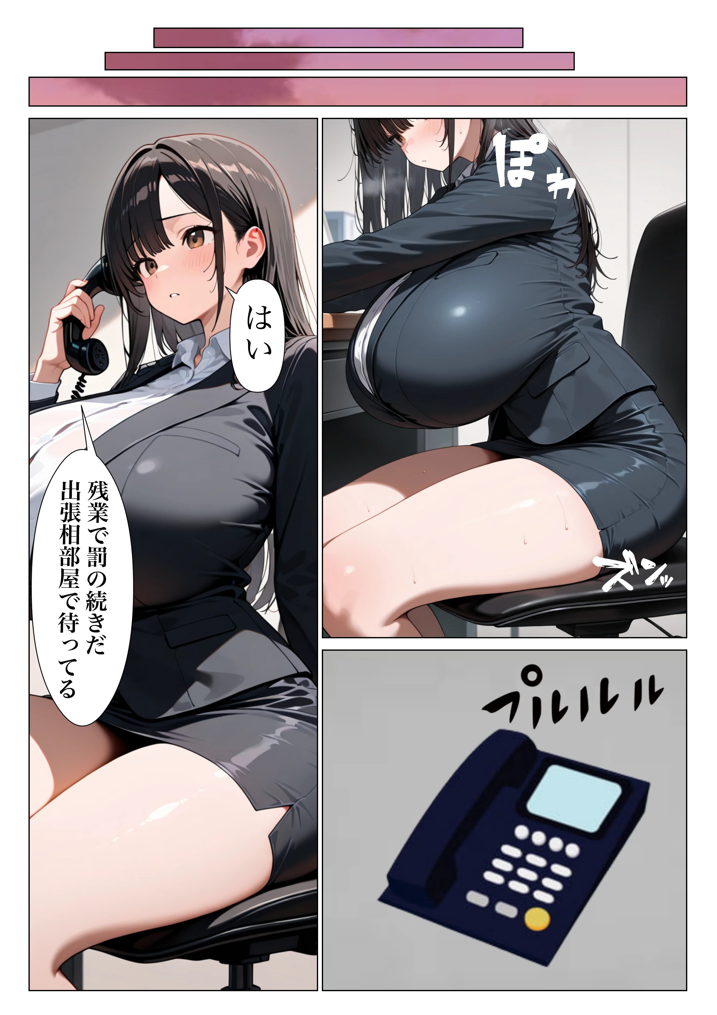 清楚系巨乳OLがパワハラ上司に弱みを握られ肉便器にされた話 辱め・巨乳・寝取り・寝取られ・NTR サンプル22ページ目（ぽんぽこたろう）