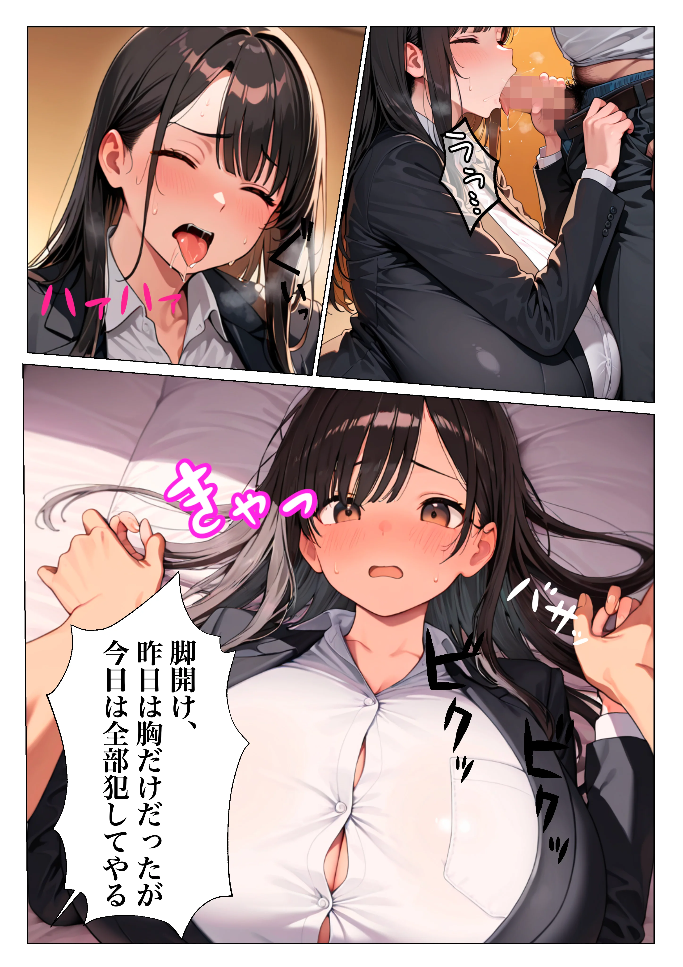 清楚系巨乳OLがパワハラ上司に弱みを握られ肉便器にされた話 辱め・巨乳・寝取り・寝取られ・NTR サンプル29ページ目（ぽんぽこたろう）