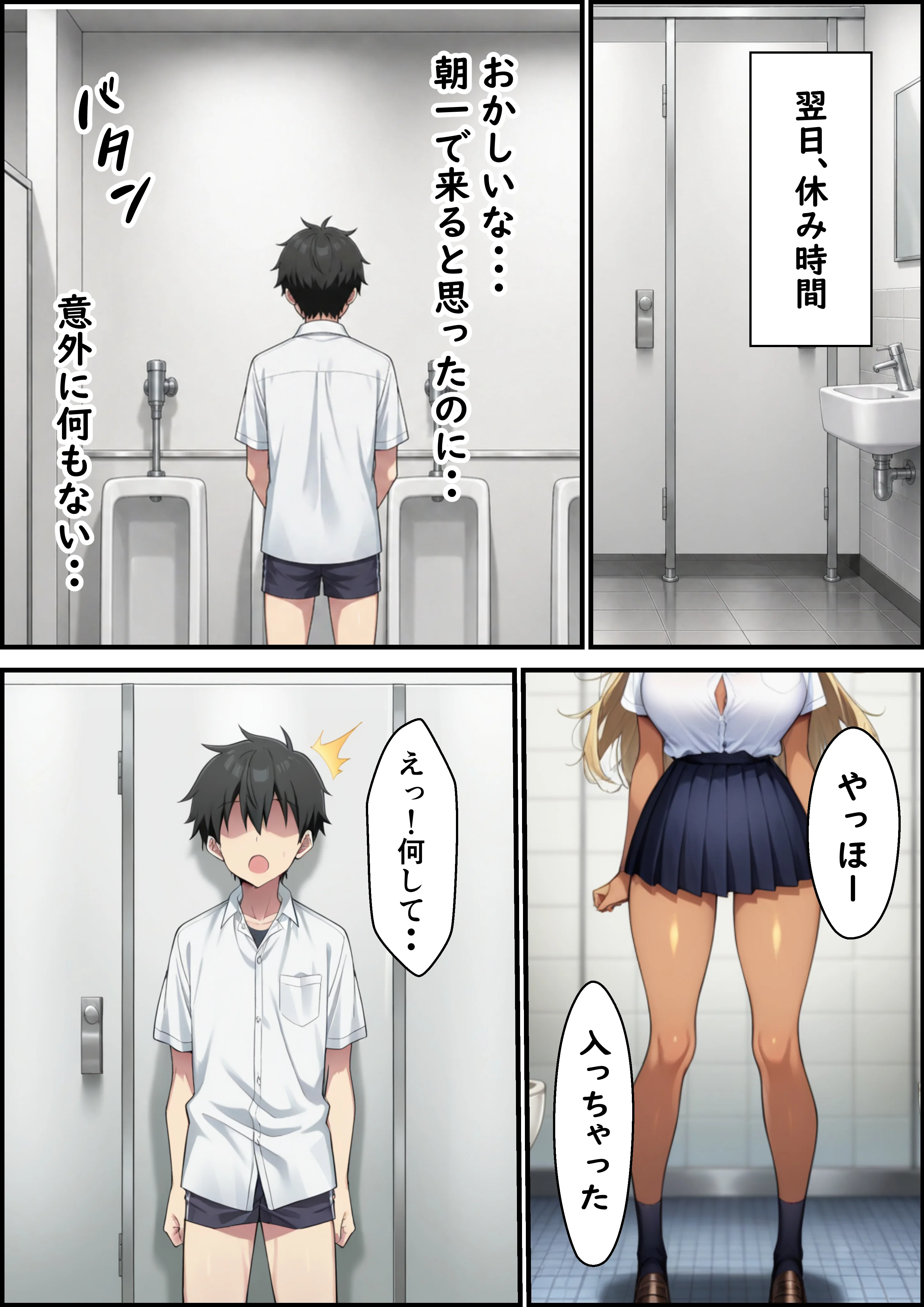 クールギャルと一軍黒ギャルが専属搾精に選ばれSEXしまくった話 制服・学園もの・巨乳 サンプル13ページ目（ビッチ女子校生）