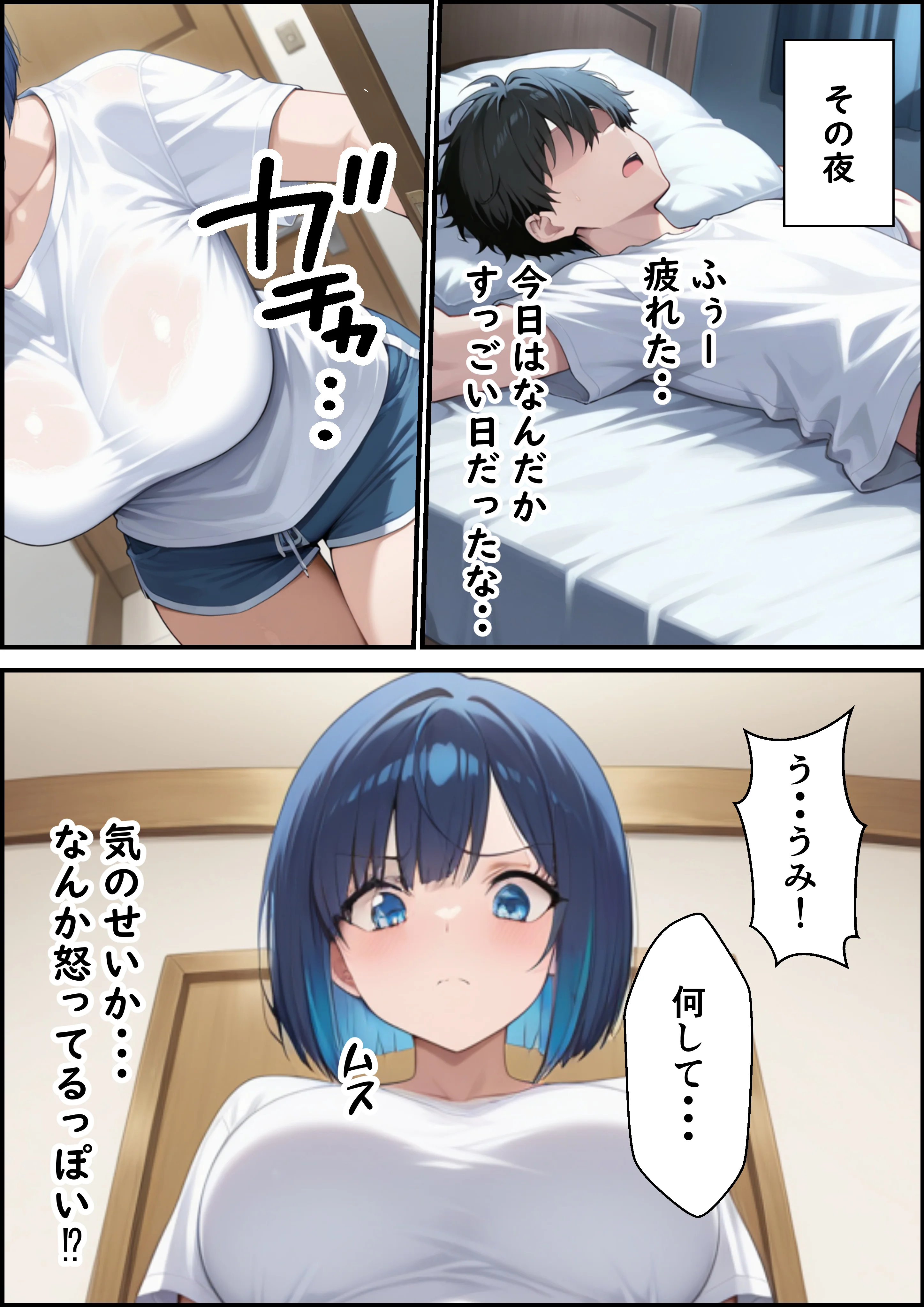 クールギャルと一軍黒ギャルが専属搾精に選ばれSEXしまくった話 制服・学園もの・巨乳 サンプル20ページ目（ビッチ女子校生）