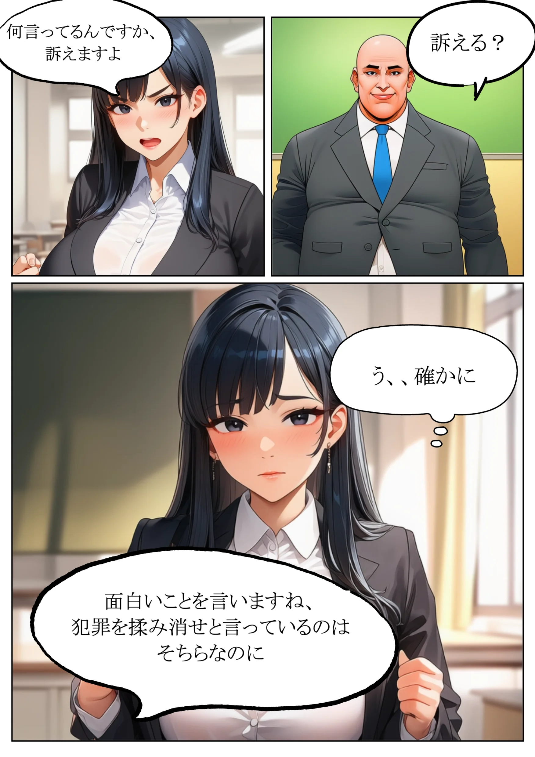 岸谷明日香（37）、卑劣教師に身体を捧げる。 熟女・人妻・主婦・巨乳 サンプル11ページ目（れっさーぱんだ。）