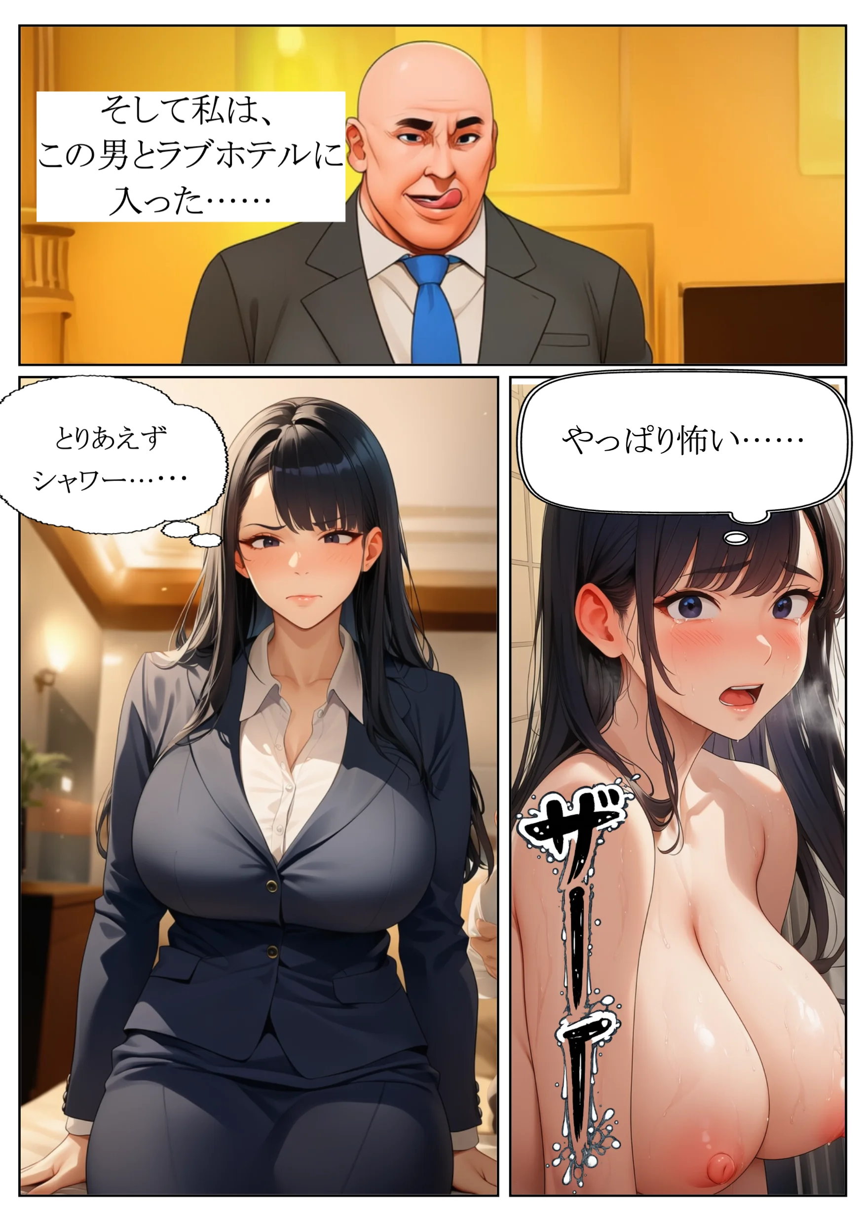 岸谷明日香（37）、卑劣教師に身体を捧げる。 熟女・人妻・主婦・巨乳 サンプル13ページ目（れっさーぱんだ。）