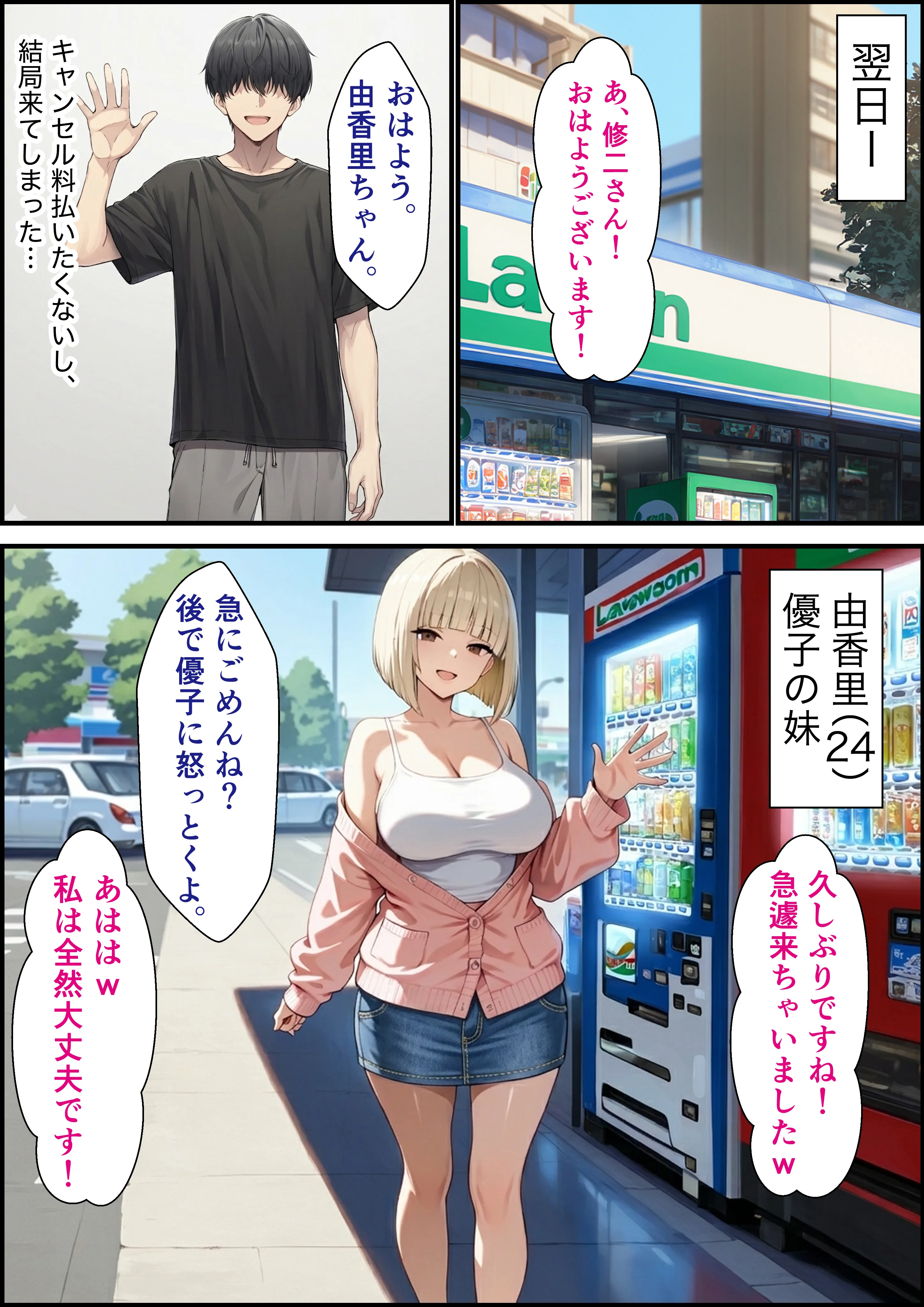 彼女の妹に温泉旅館で誘惑されて裏切り生ハメセックスすることになった話 巨乳・和服・浴衣・寝取り・寝取られ・NTR サンプル3ページ目（如月けん）