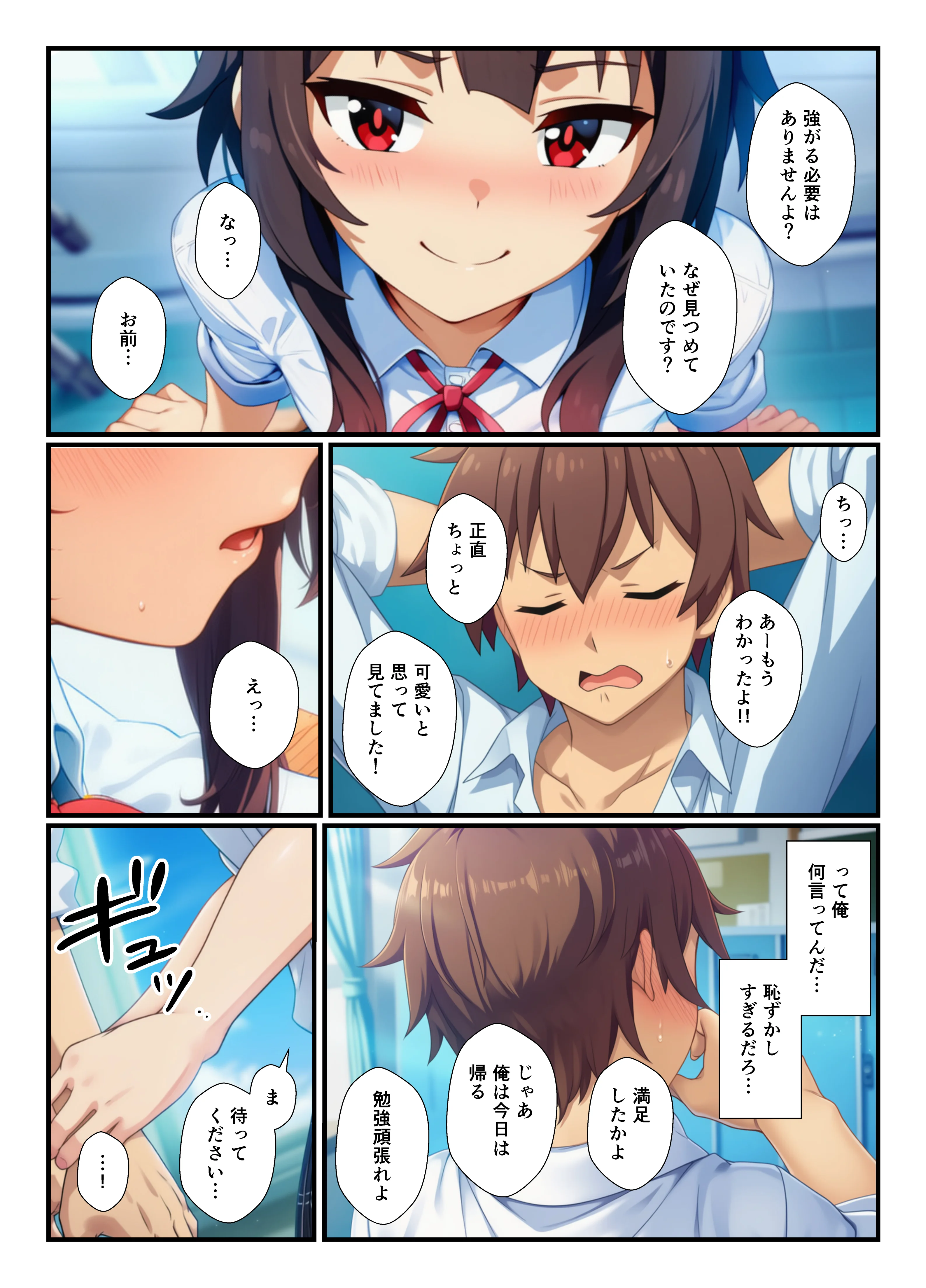 この素晴らしい生徒会にハーレムを！ ギャグ・コメディ・制服・処女 サンプル15ページ目（YH）