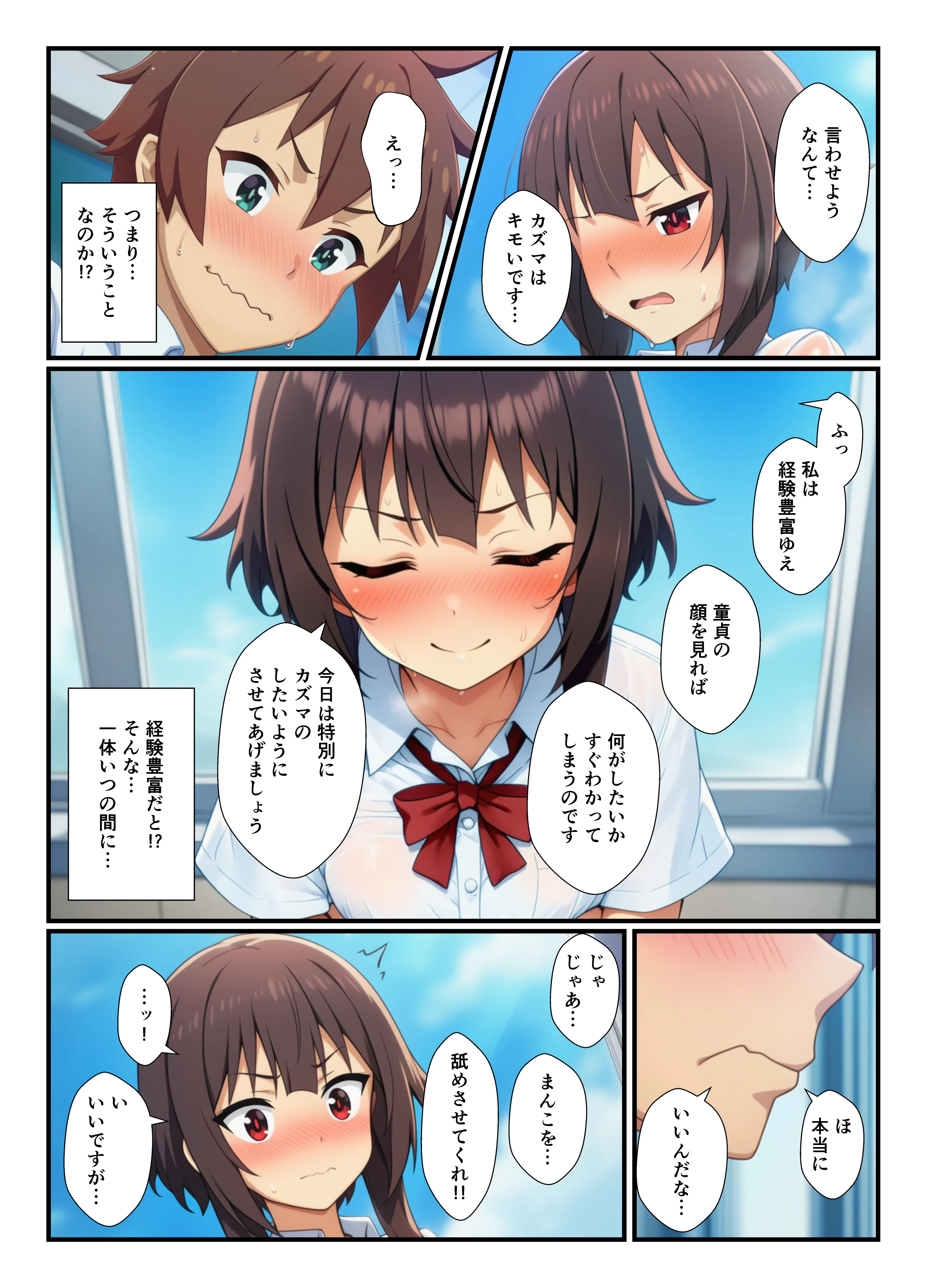 この素晴らしい生徒会にハーレムを！ ギャグ・コメディ・制服・処女 サンプル17ページ目（YH）