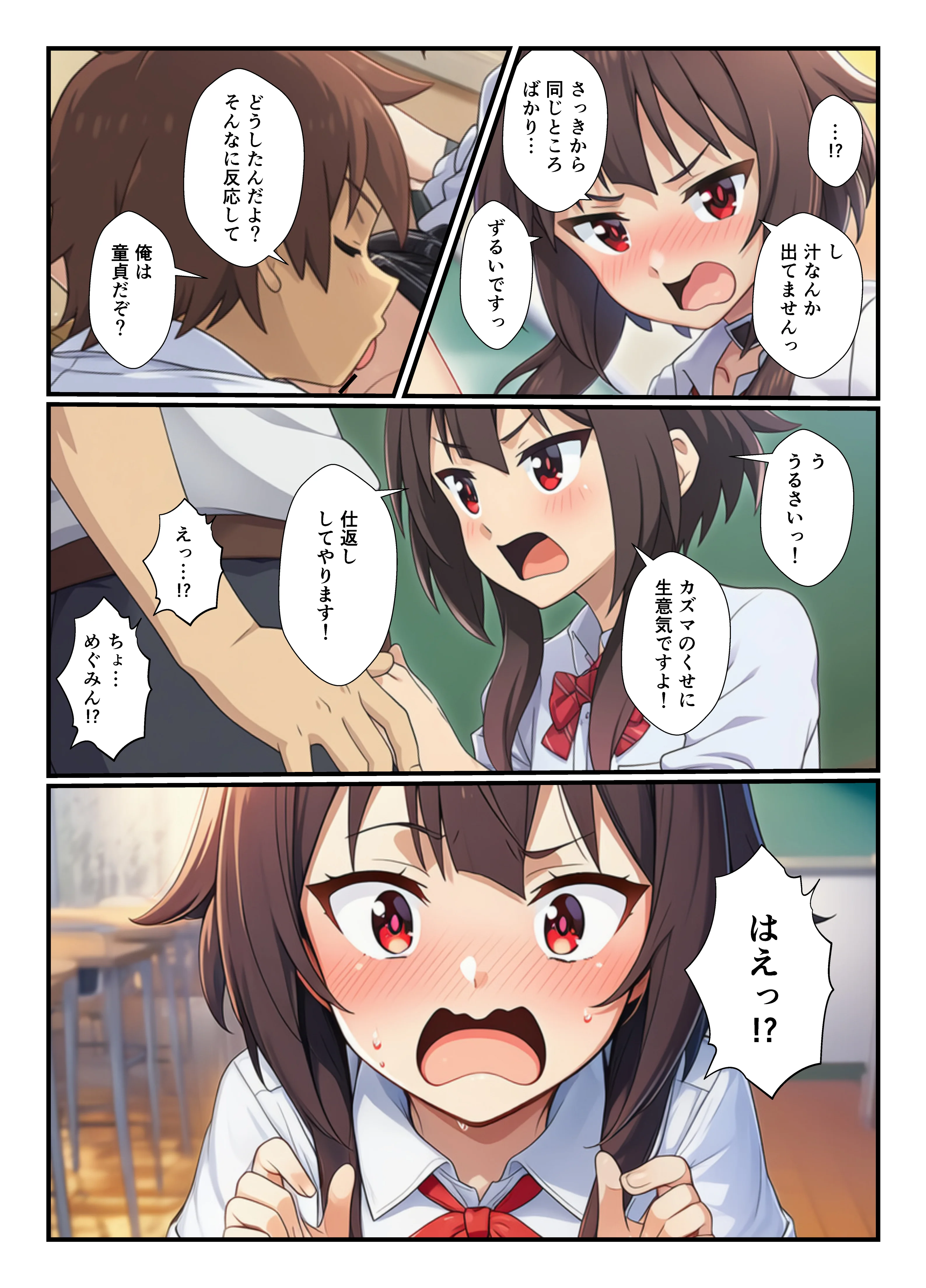 この素晴らしい生徒会にハーレムを！ ギャグ・コメディ・制服・処女 サンプル20ページ目（YH）