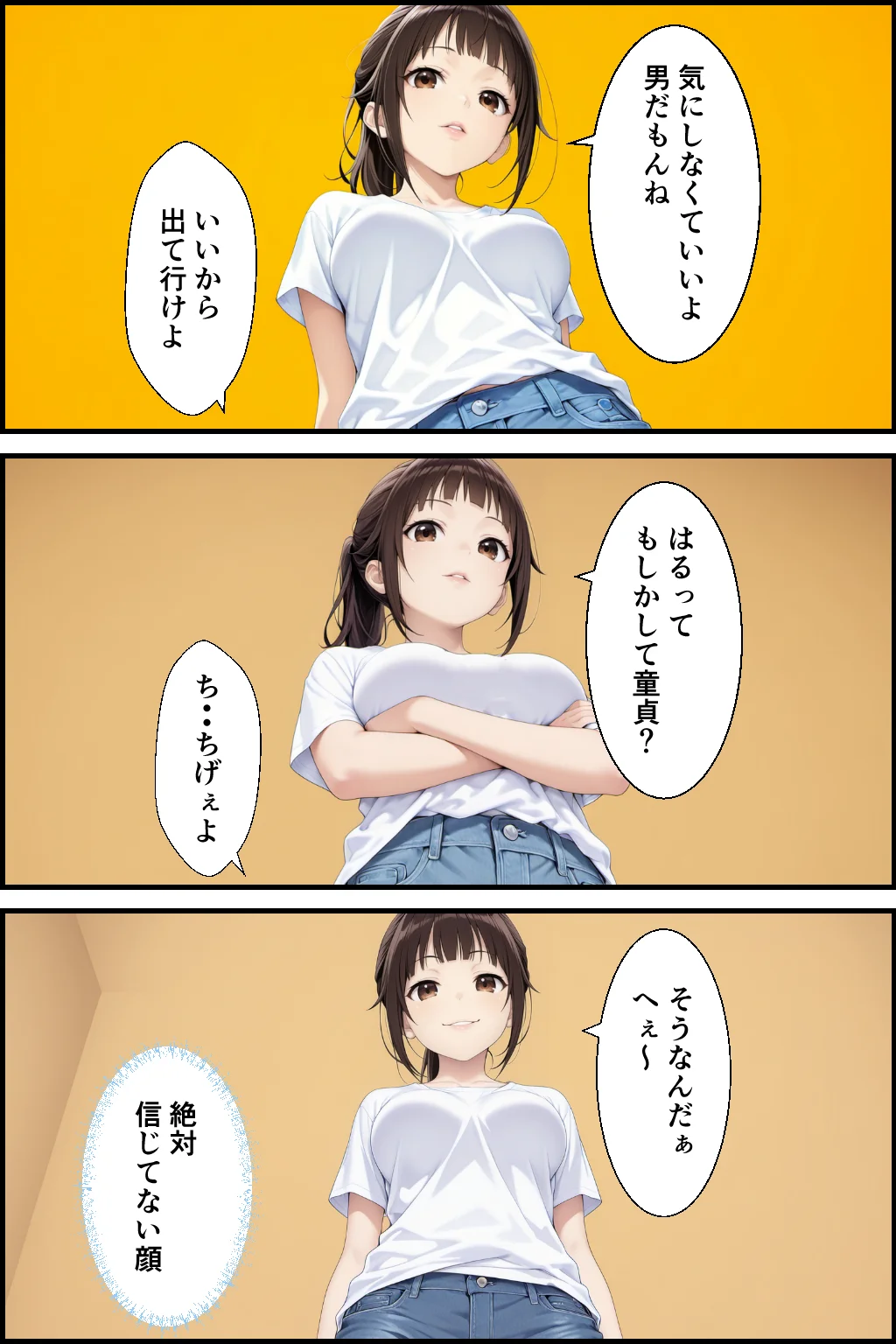 父親の再婚で出来た姉が可愛いだけでなくエロ過ぎて中出しした話 制服・巨乳・中出し サンプル6ページ目（種付け彦）
