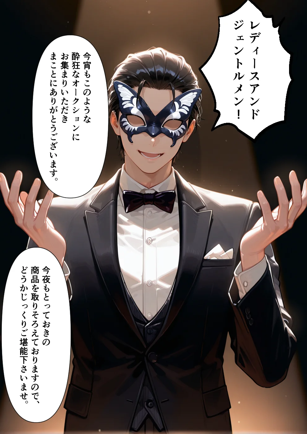 ご姉妹ま◯こをブチ犯せ！！性奴◯孕ませオークション 寝取り・寝取られ・NTR・中出し・フェラ サンプル1ページ目（合意不成立ログ）
