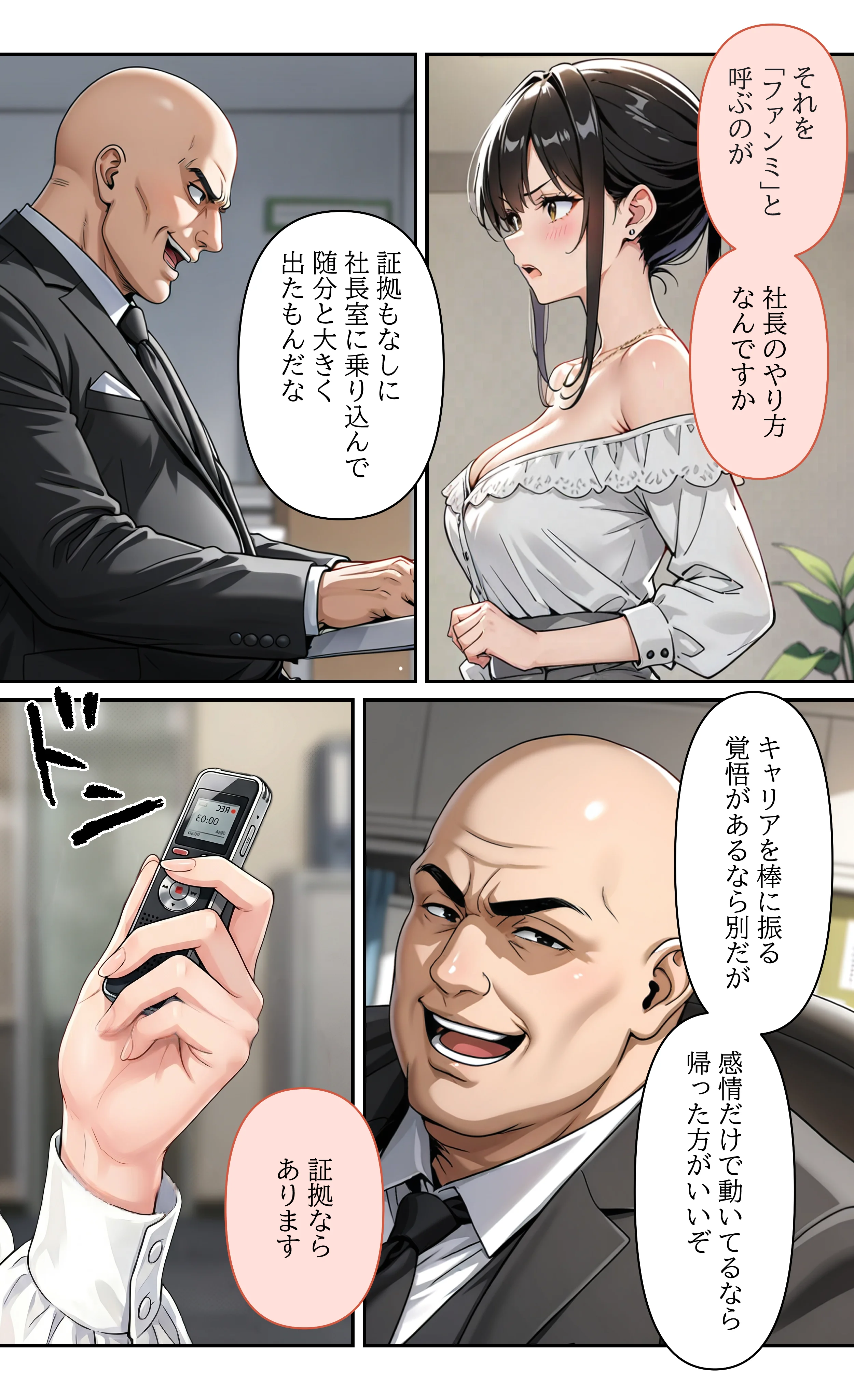 デビューは悪夢のはじまり12 〜怜ちゃんと催●に染まったバニーガール姿で堕ちた朝の業務編〜 OL・巨乳・バニーガール サンプル3ページ目（モコヤツ）