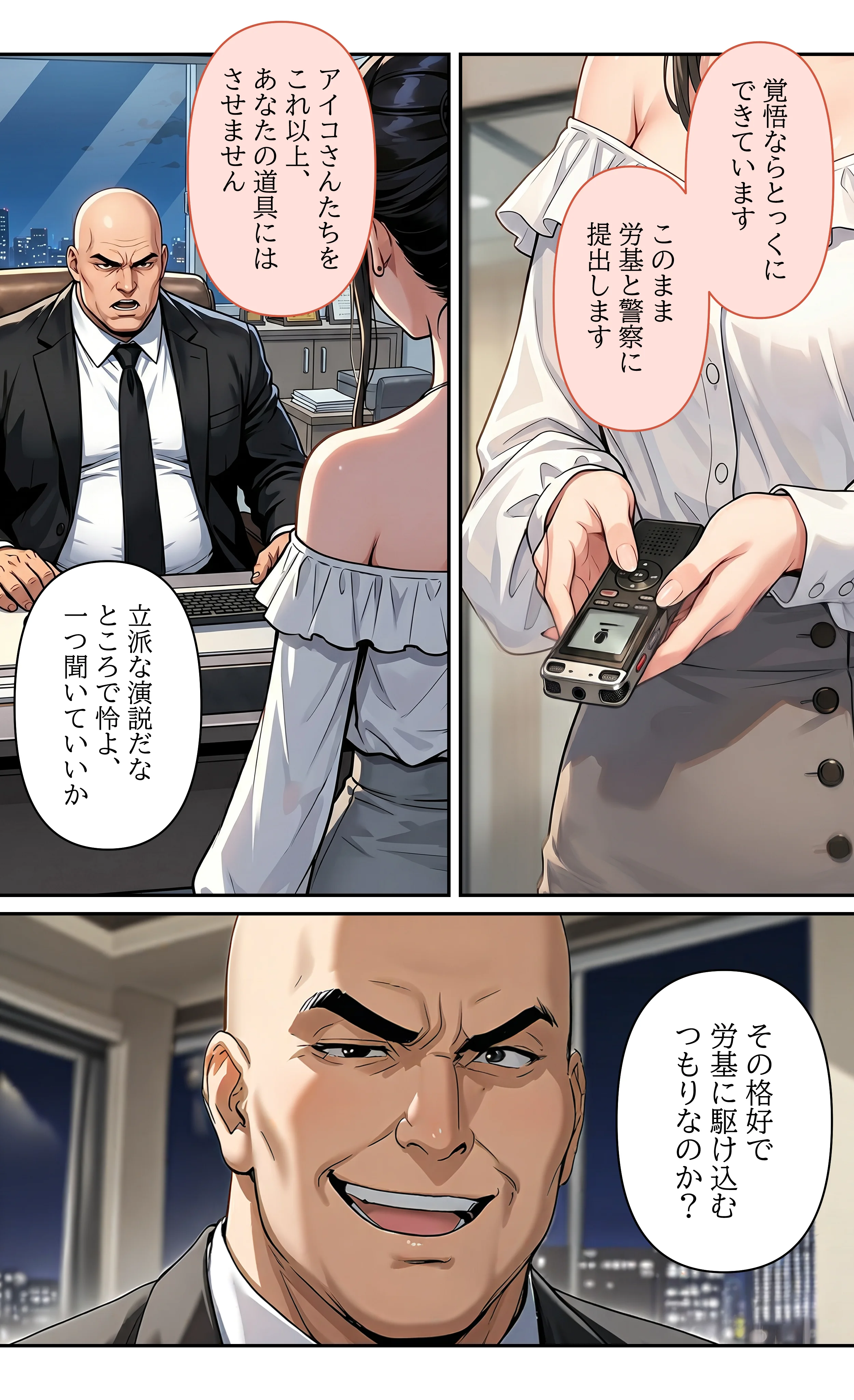 デビューは悪夢のはじまり12 〜怜ちゃんと催●に染まったバニーガール姿で堕ちた朝の業務編〜 OL・巨乳・バニーガール サンプル5ページ目（モコヤツ）
