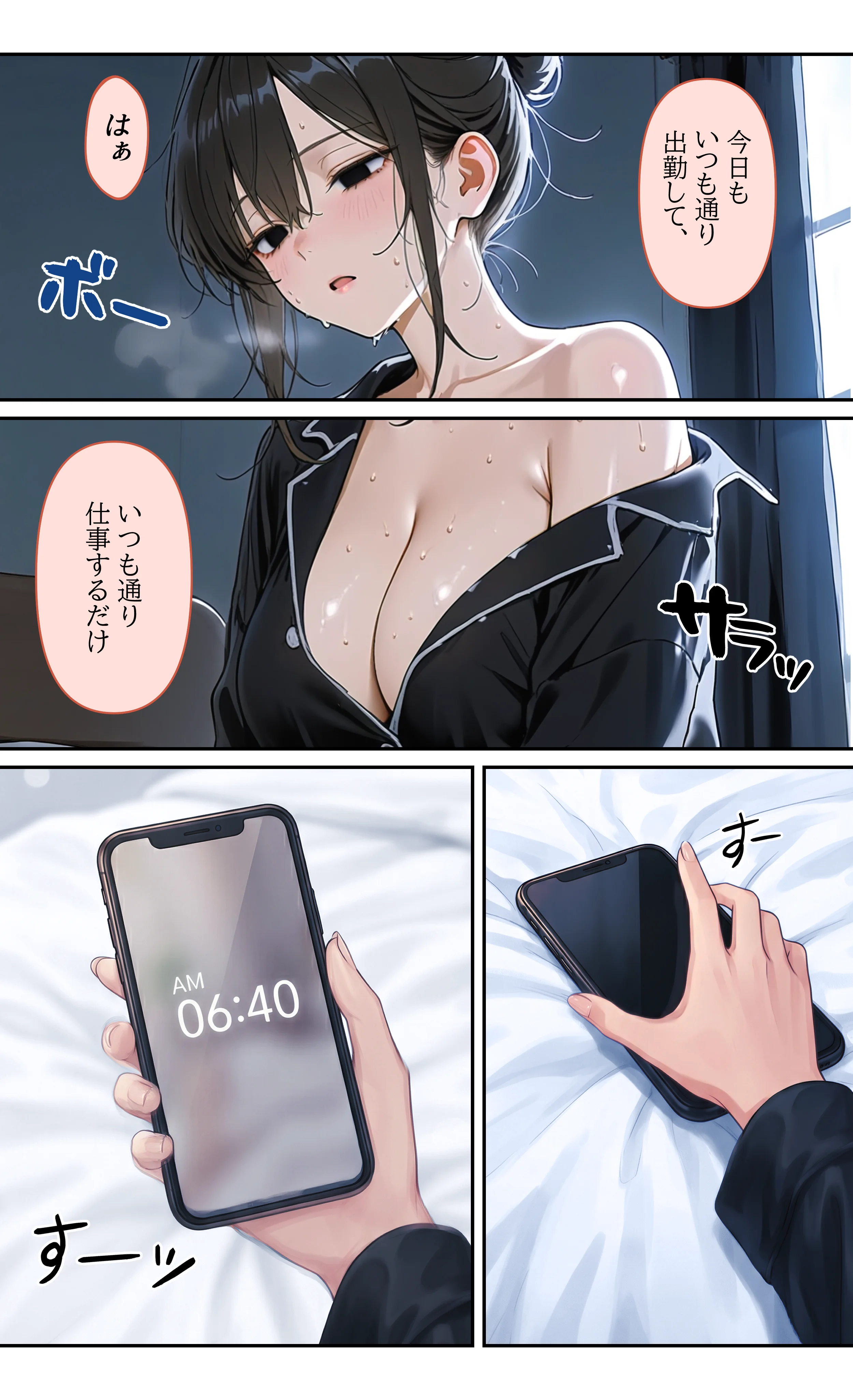 デビューは悪夢のはじまり12 〜怜ちゃんと催●に染まったバニーガール姿で堕ちた朝の業務編〜 OL・巨乳・バニーガール サンプル11ページ目（モコヤツ）
