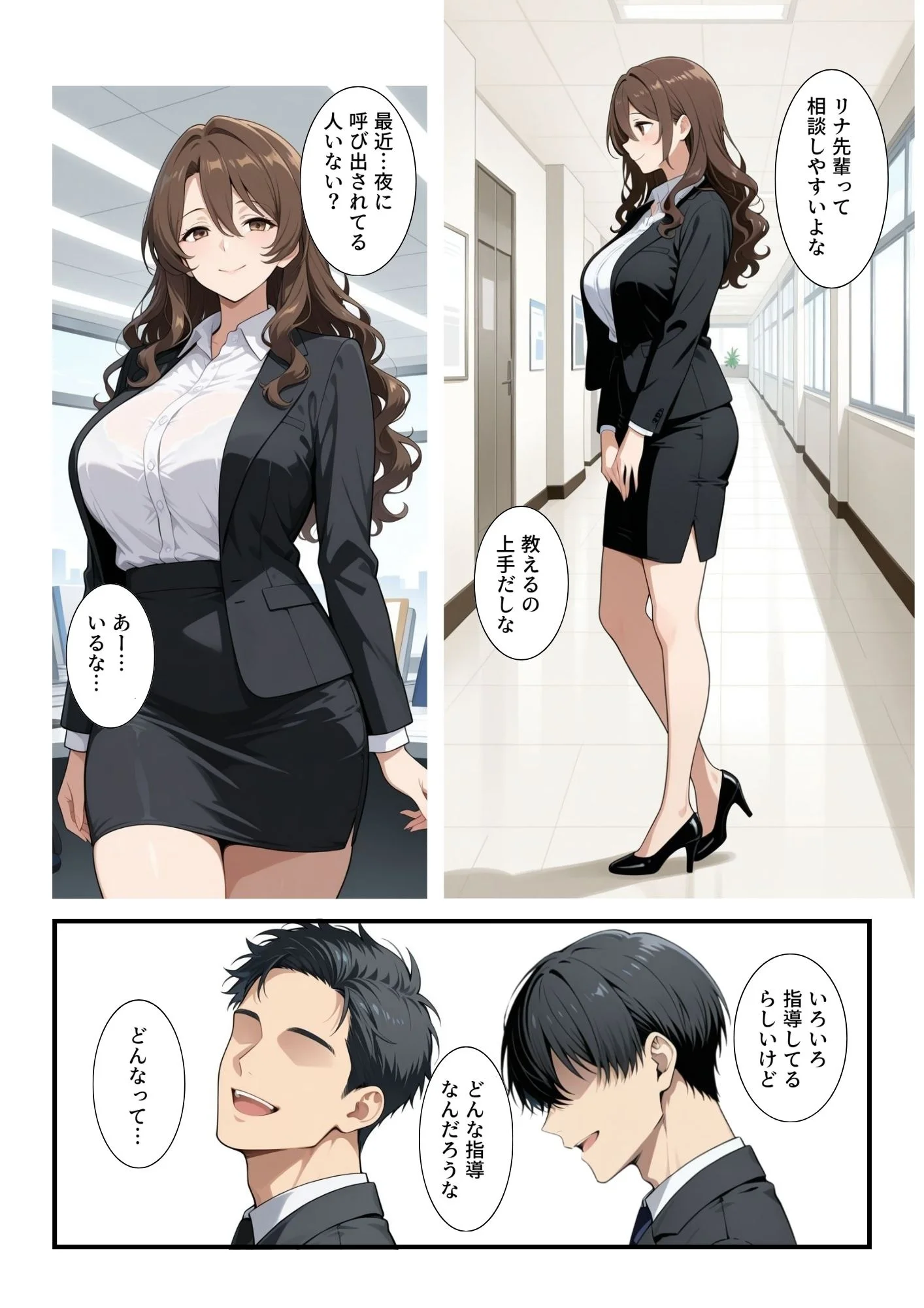 ビッチな先輩のエロ過ぎるSEX指導！とある後輩は例外でした？！ 巨乳・中出し・パイズリ サンプル3ページ目（ブルートラブル）