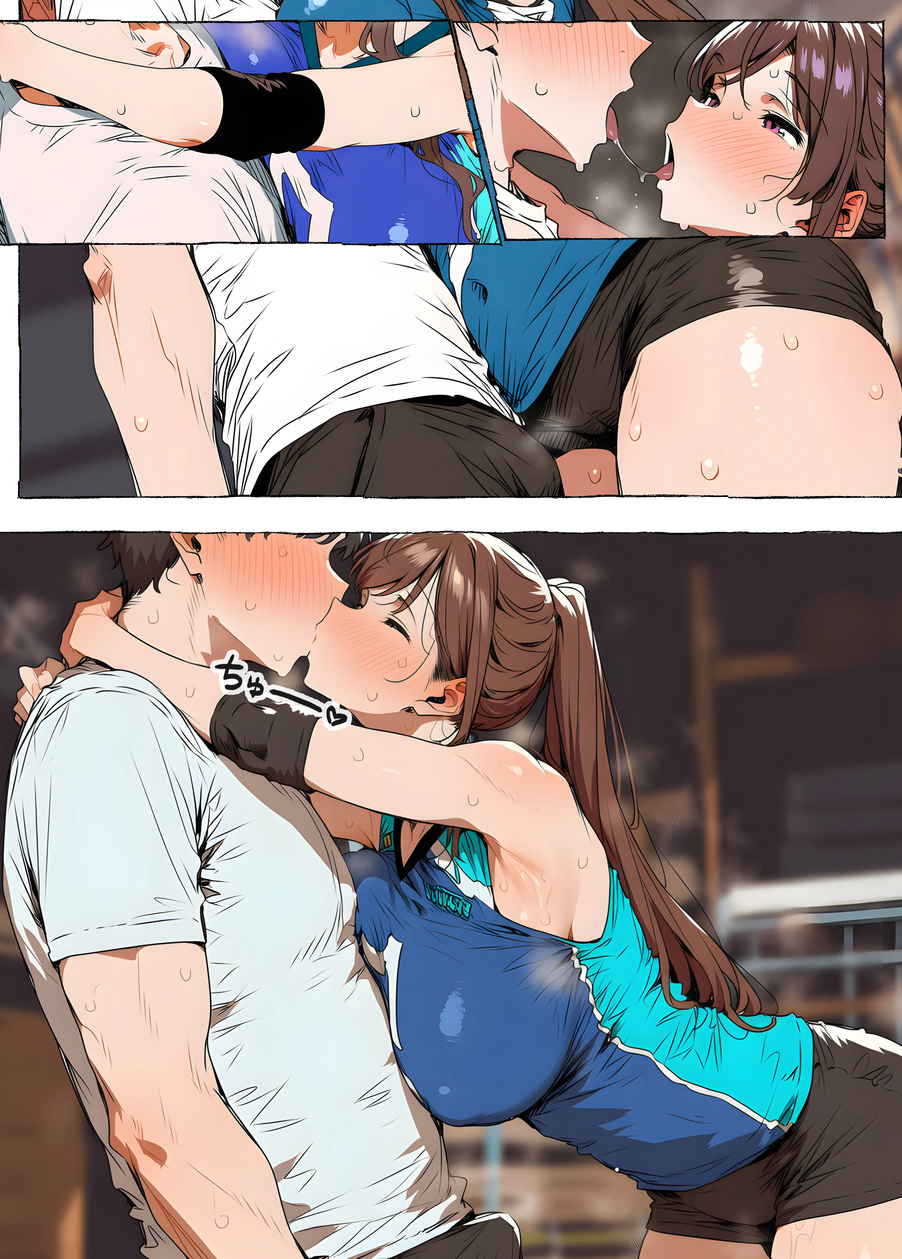 【ママさんバレー】巨乳人妻と練習後の汗だくSEX 人妻・主婦・巨乳・中出し サンプル23ページ目（ヤマダファクトリー）