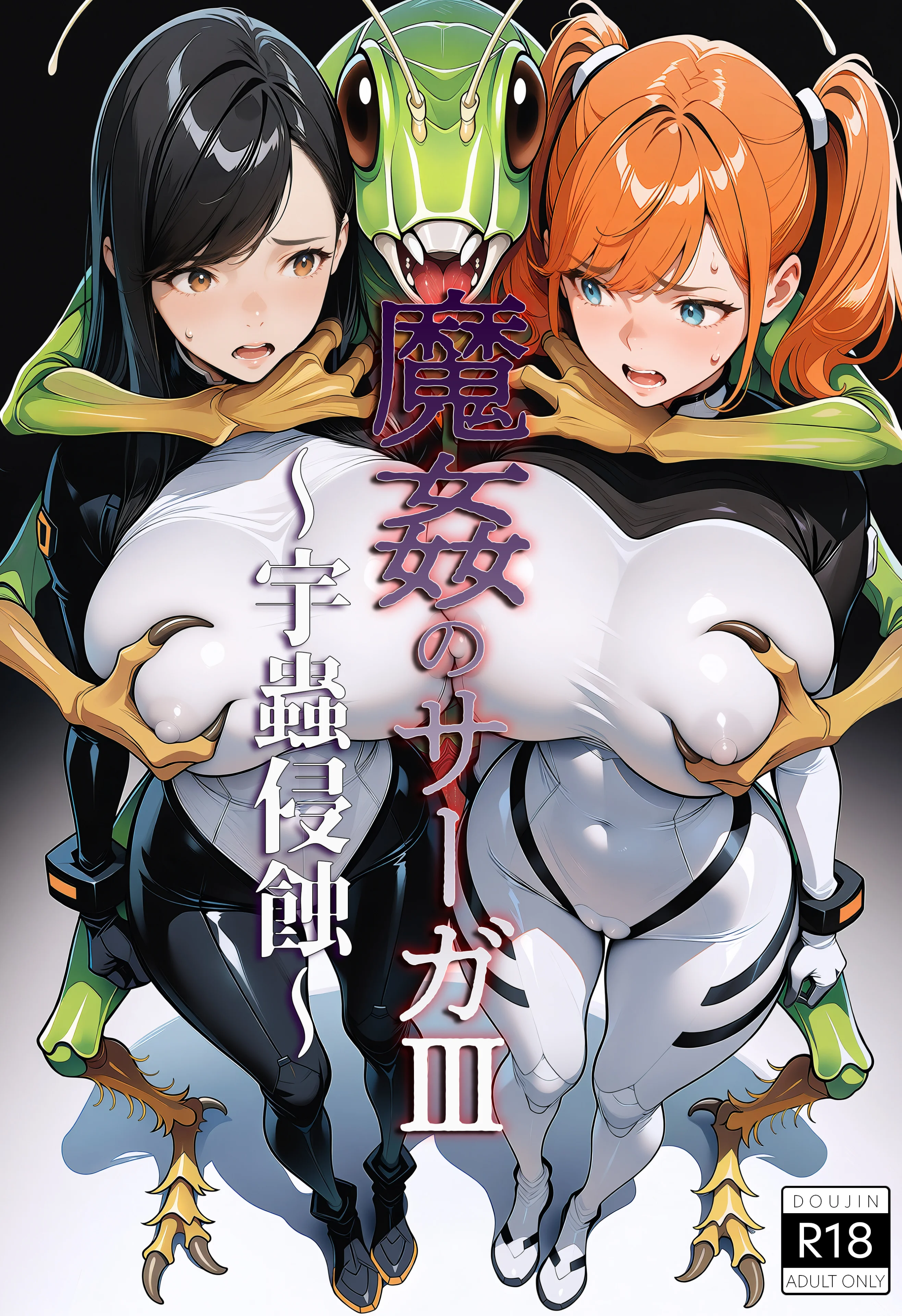 魔姦のサーガIII 〜宇蟲侵蝕〜 巨乳・SF・ツインテール サンプル1ページ目（ETUSiAi）