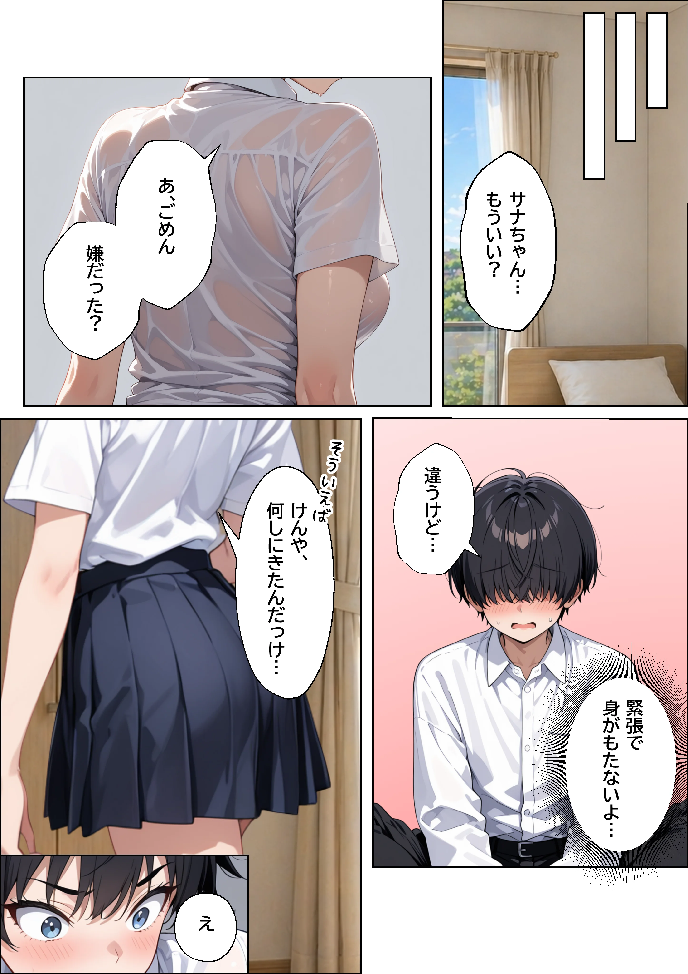 僕の前だけ雌になるボーイッシュ幼馴染とイチャラブ潮だくセックスする話 制服・処女・幼なじみ サンプル10ページ目（ぽこたろう）