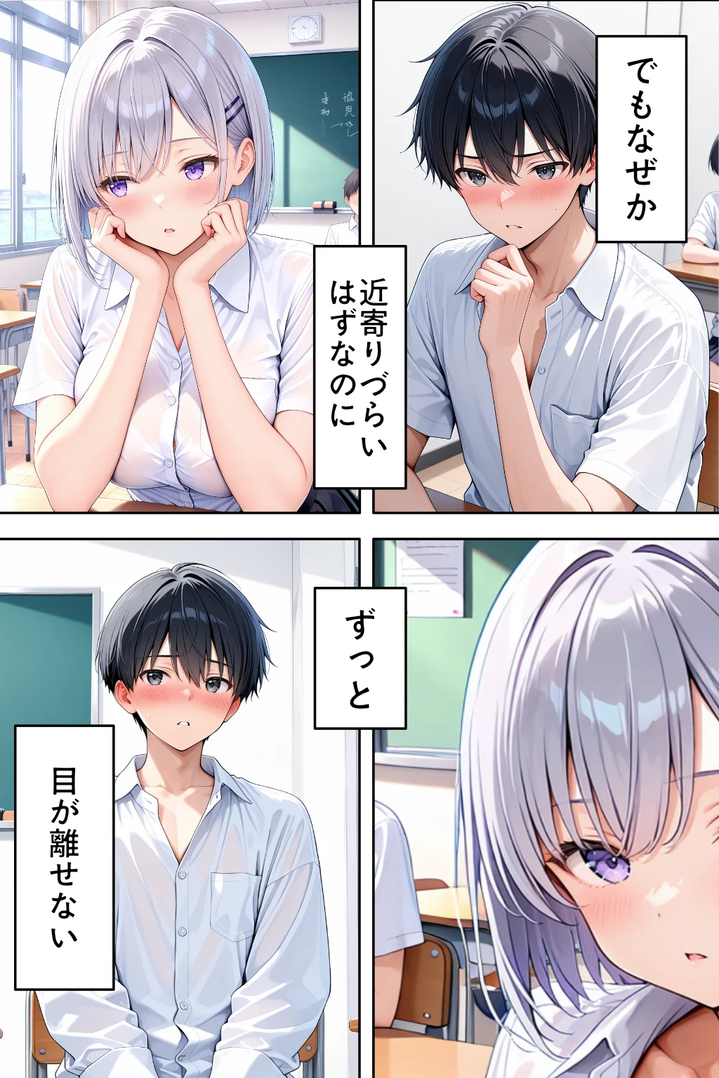 転校してきたダウナーギャルが俺にだけ従順になるまで 制服・学園もの・ギャル サンプル6ページ目（カムジャタン）