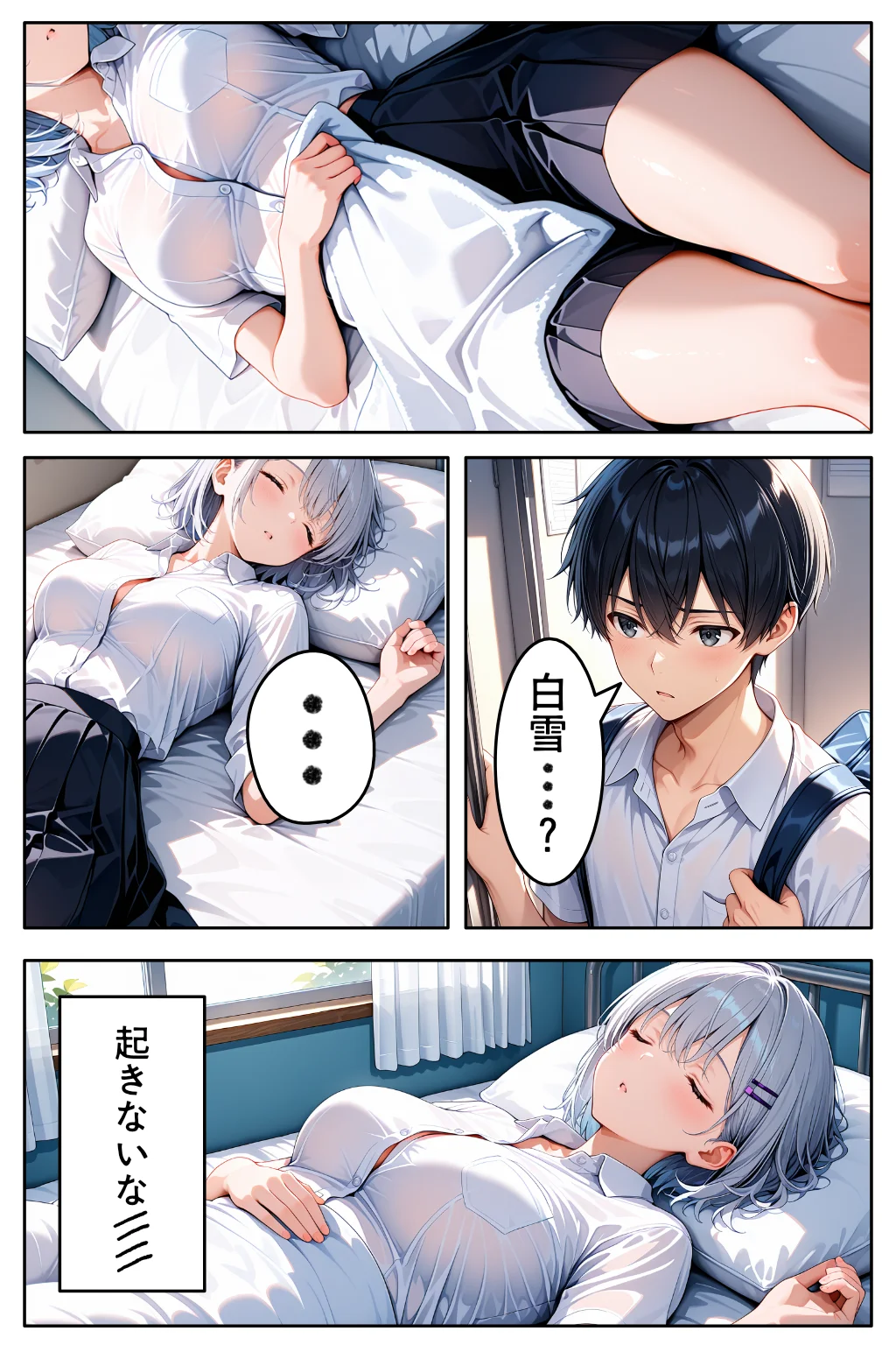 転校してきたダウナーギャルが俺にだけ従順になるまで 制服・学園もの・ギャル サンプル9ページ目（カムジャタン）