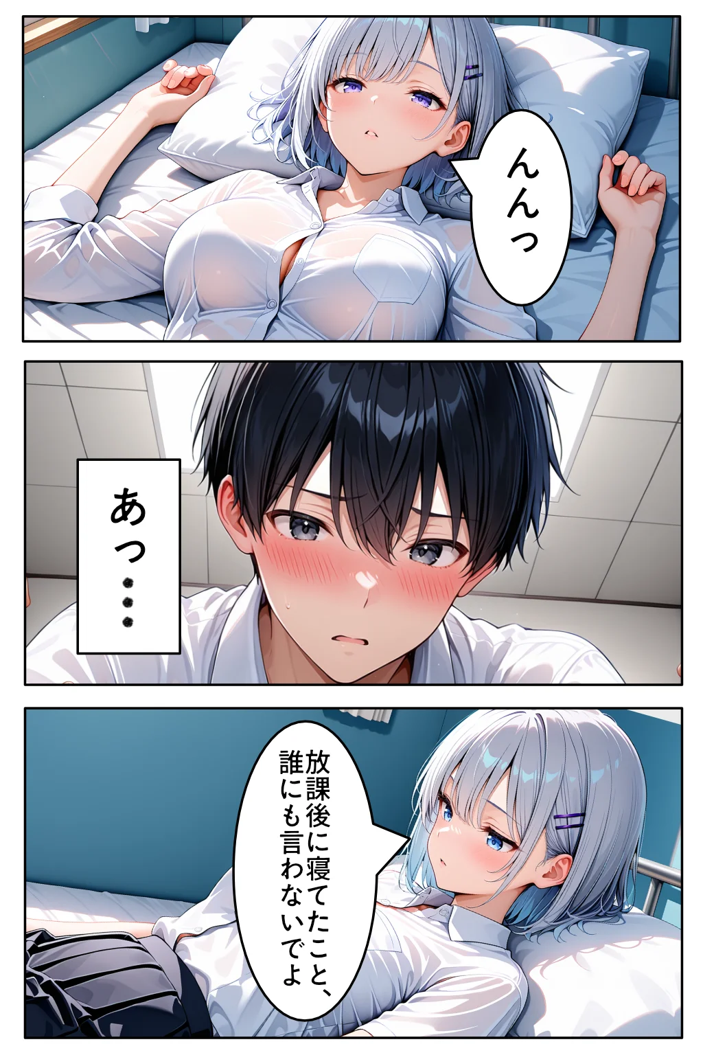 転校してきたダウナーギャルが俺にだけ従順になるまで 制服・学園もの・ギャル サンプル10ページ目（カムジャタン）