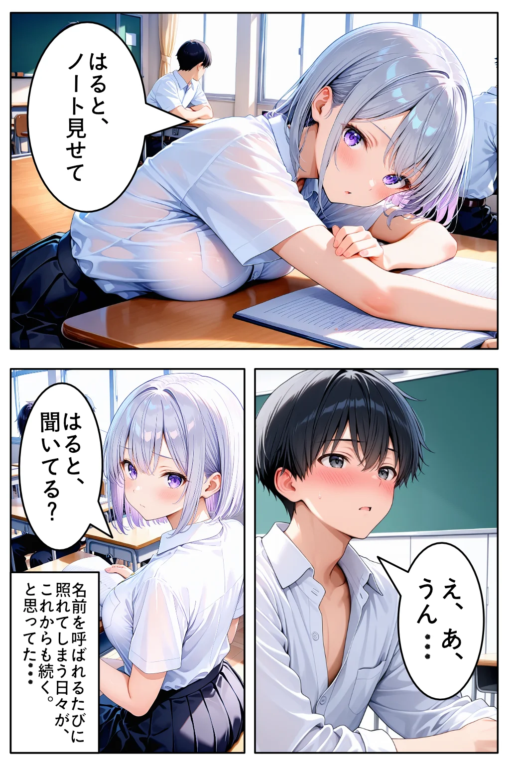転校してきたダウナーギャルが俺にだけ従順になるまで 制服・学園もの・ギャル サンプル13ページ目（カムジャタン）