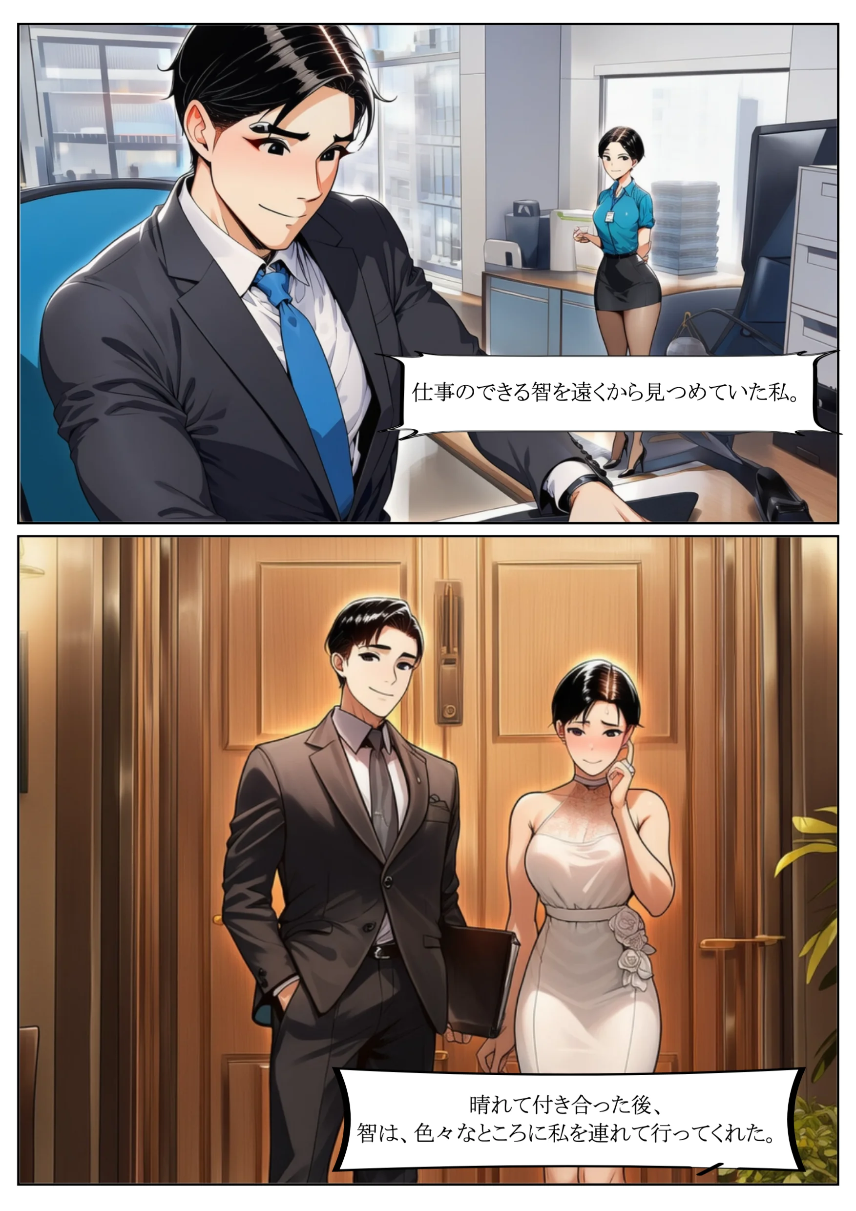 隣人ガチャSSRの人妻・片桐佳織（35）が寝取られるまでの話。 熟女・人妻・主婦・巨乳 サンプル2ページ目（れっさーぱんだ。）