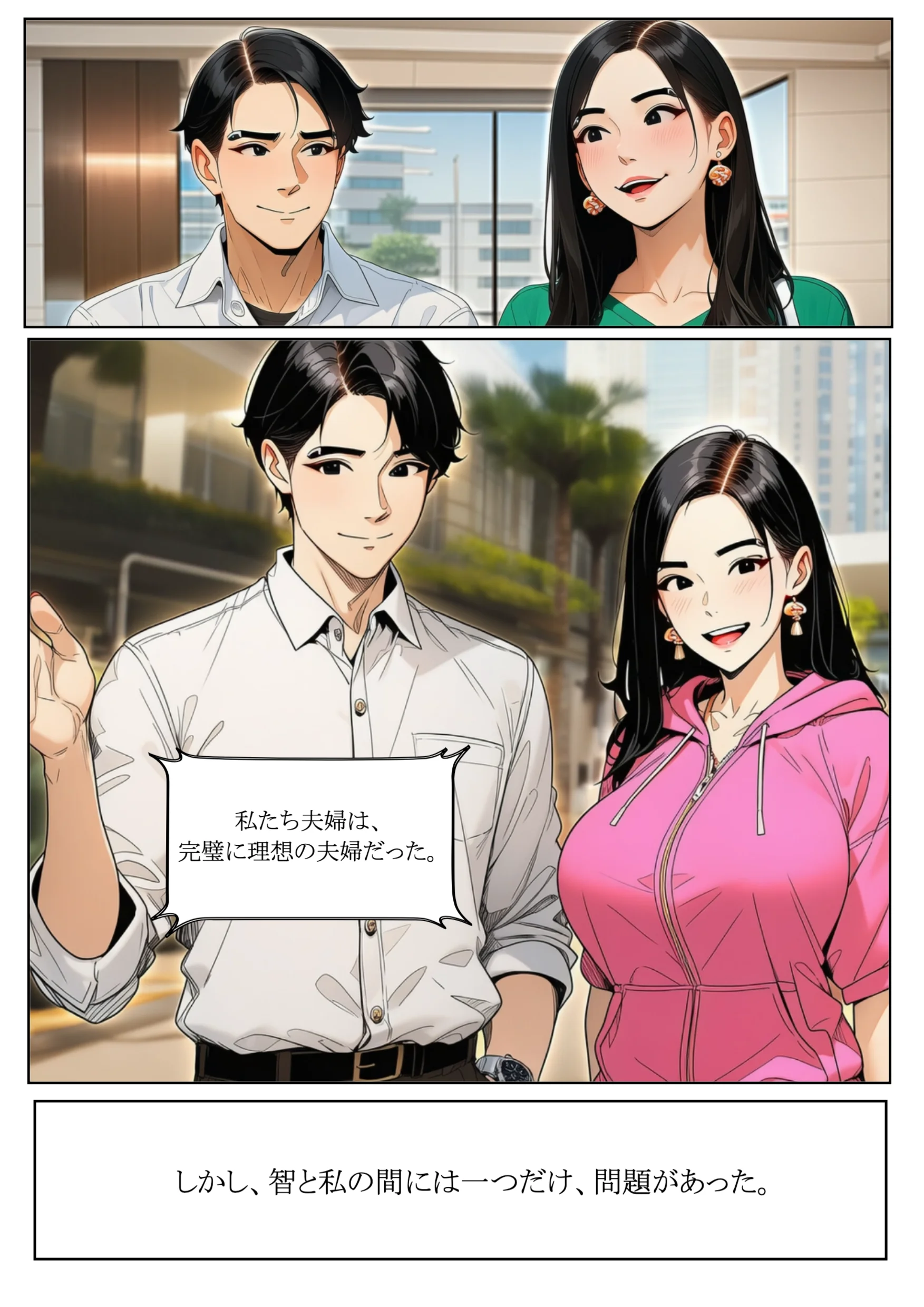 隣人ガチャSSRの人妻・片桐佳織（35）が寝取られるまでの話。 熟女・人妻・主婦・巨乳 サンプル3ページ目（れっさーぱんだ。）