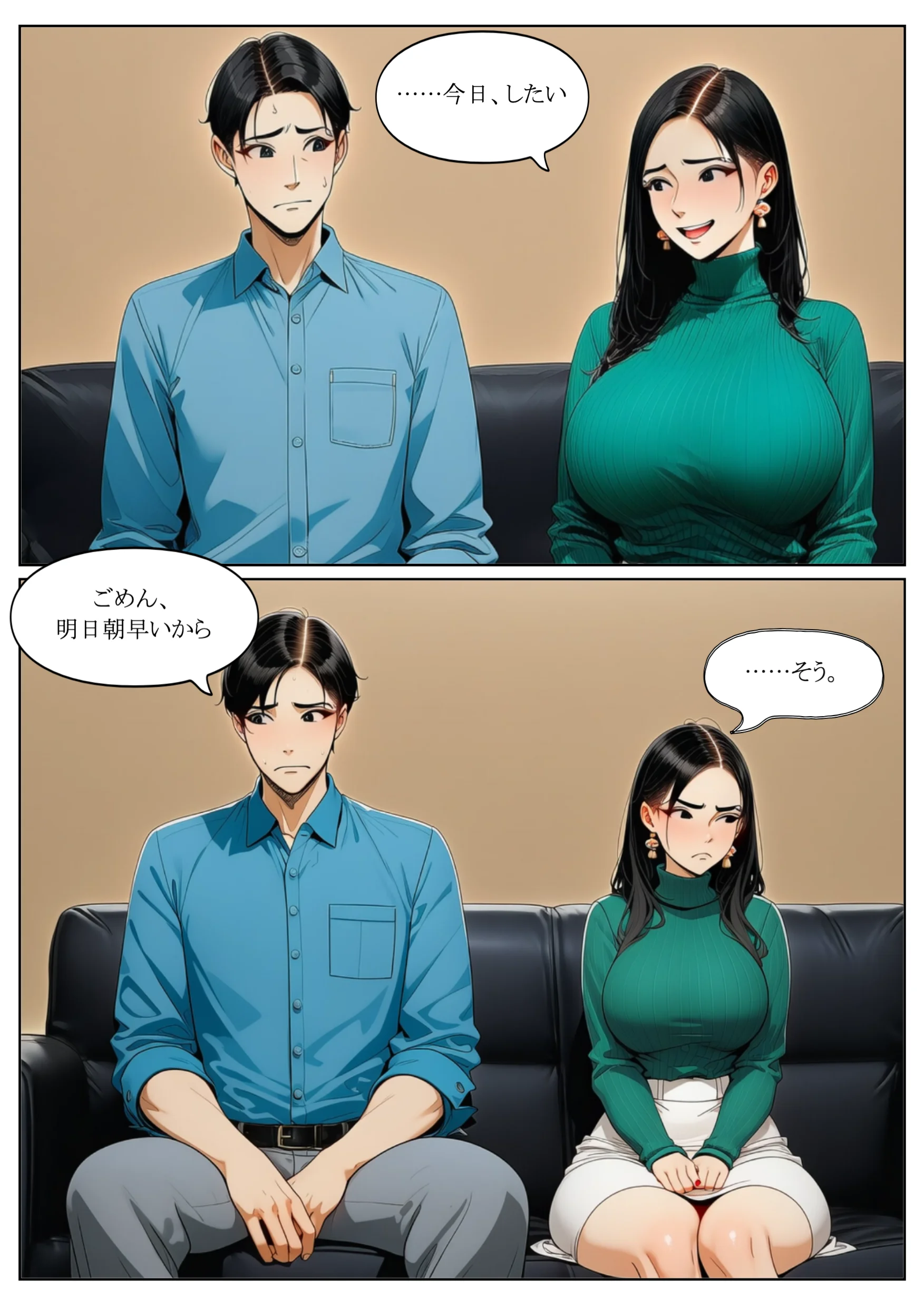 隣人ガチャSSRの人妻・片桐佳織（35）が寝取られるまでの話。 熟女・人妻・主婦・巨乳 サンプル5ページ目（れっさーぱんだ。）
