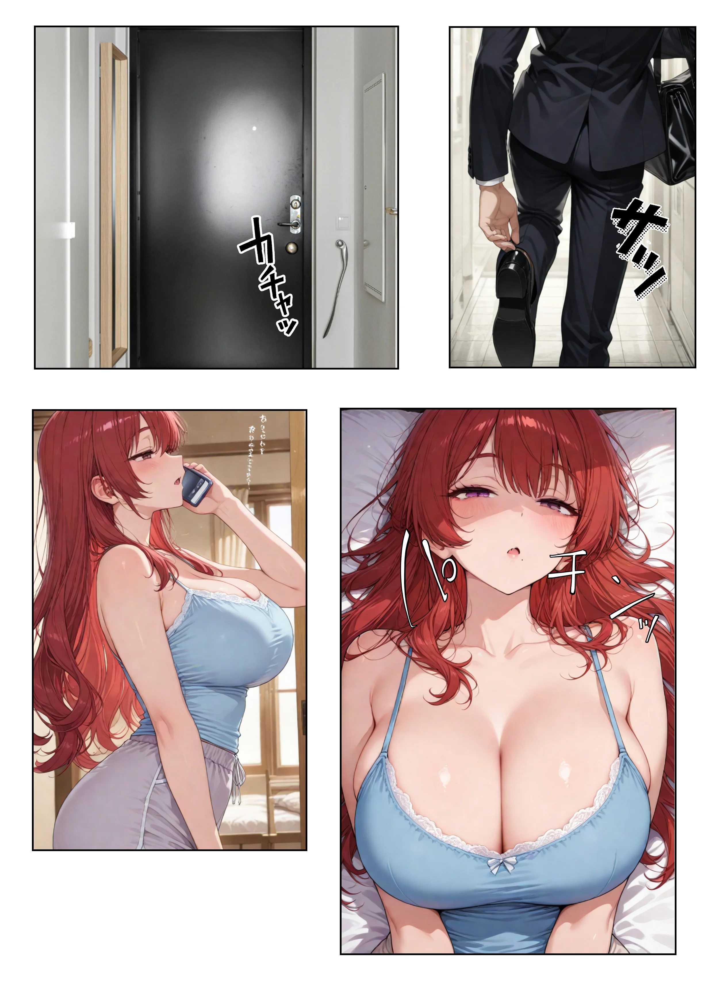 俺「だけ」を甘やかす彼女。なんか、おかしい ─後編─ 拘束・制服・幼なじみ サンプル3ページ目（ちんたらすこう）