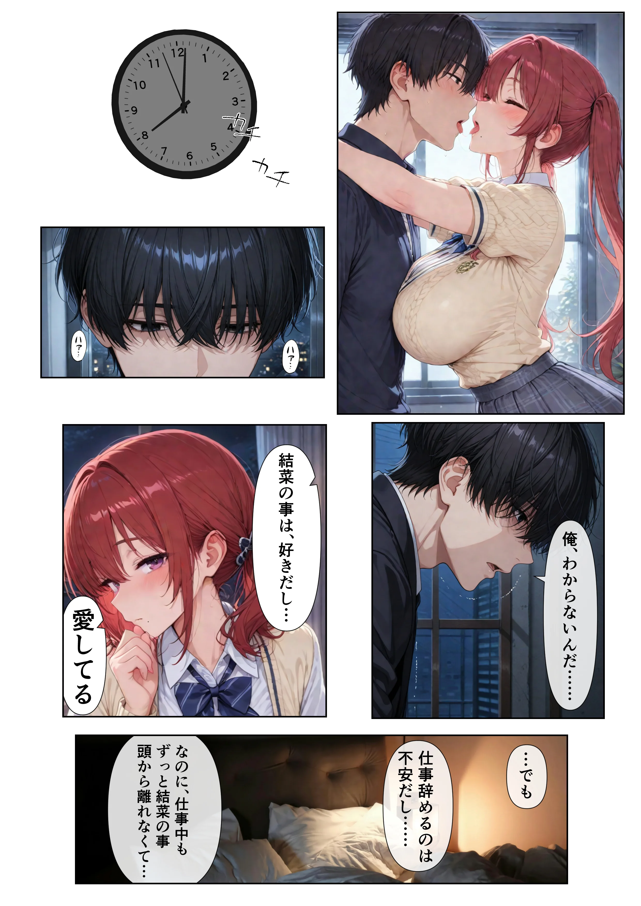 俺「だけ」を甘やかす彼女。なんか、おかしい ─後編─ 拘束・制服・幼なじみ サンプル17ページ目（ちんたらすこう）