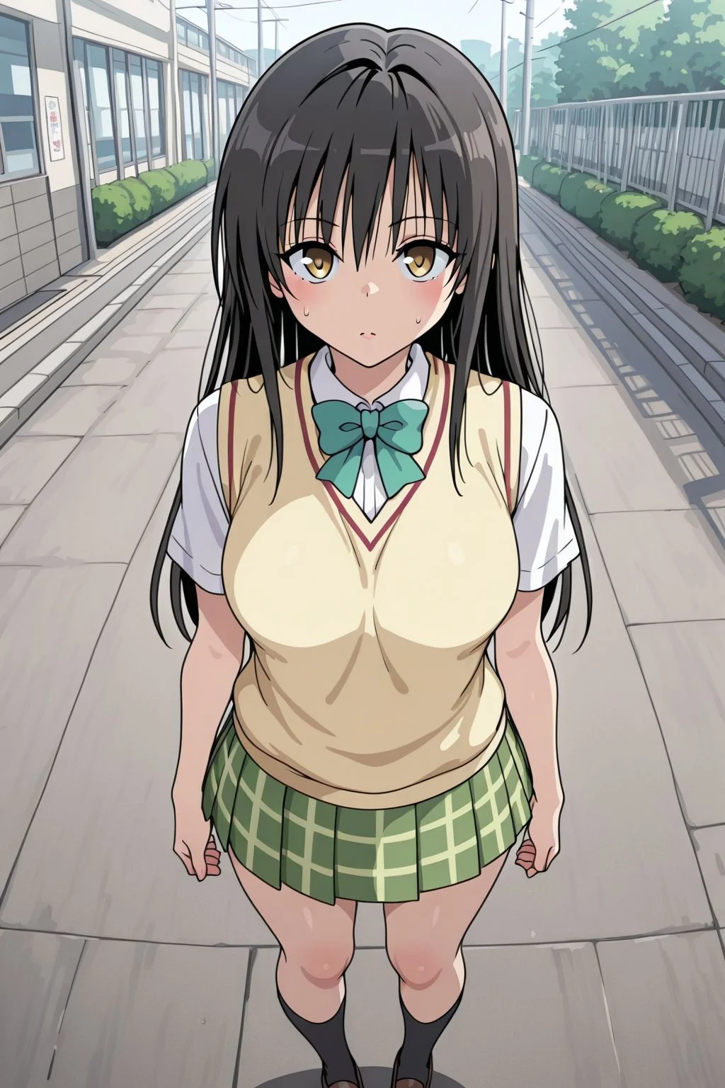 催●種付けヒロインズ 小〇川唯 制服・学園もの・巨乳 サンプル1ページ目（種付け研究所）