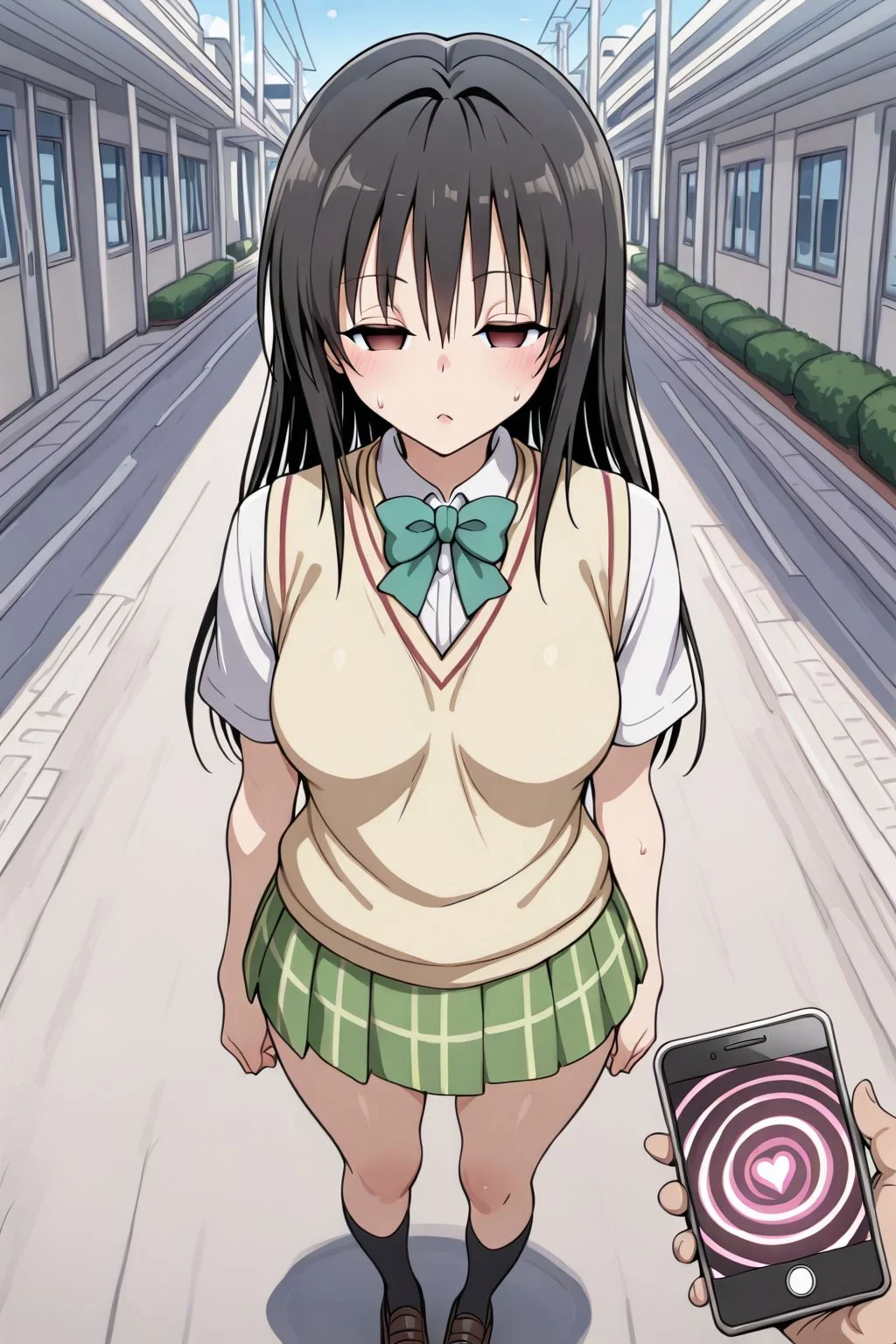 催●種付けヒロインズ 小〇川唯 制服・学園もの・巨乳 サンプル2ページ目（種付け研究所）