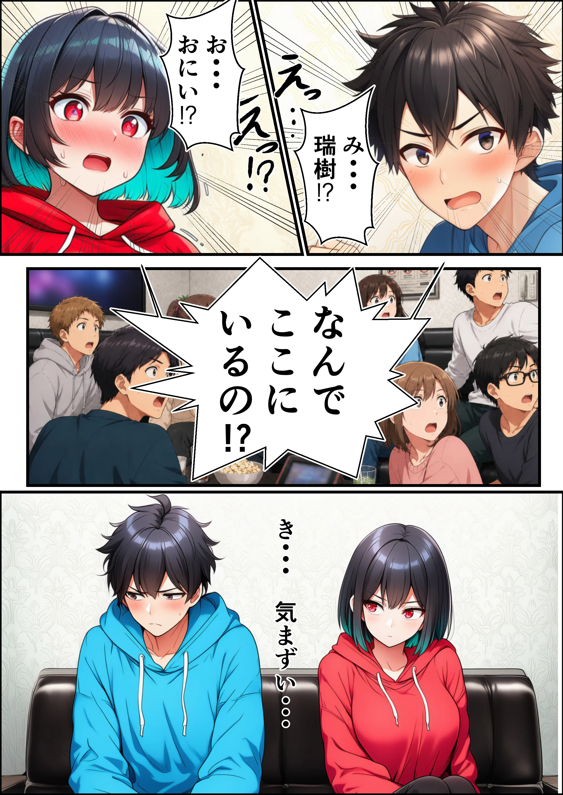オンラインゲームのオフ会に行ったら妹がいて中出しセックスした 処女・巨乳・ツンデレ サンプル14ページ目（絵師たか）